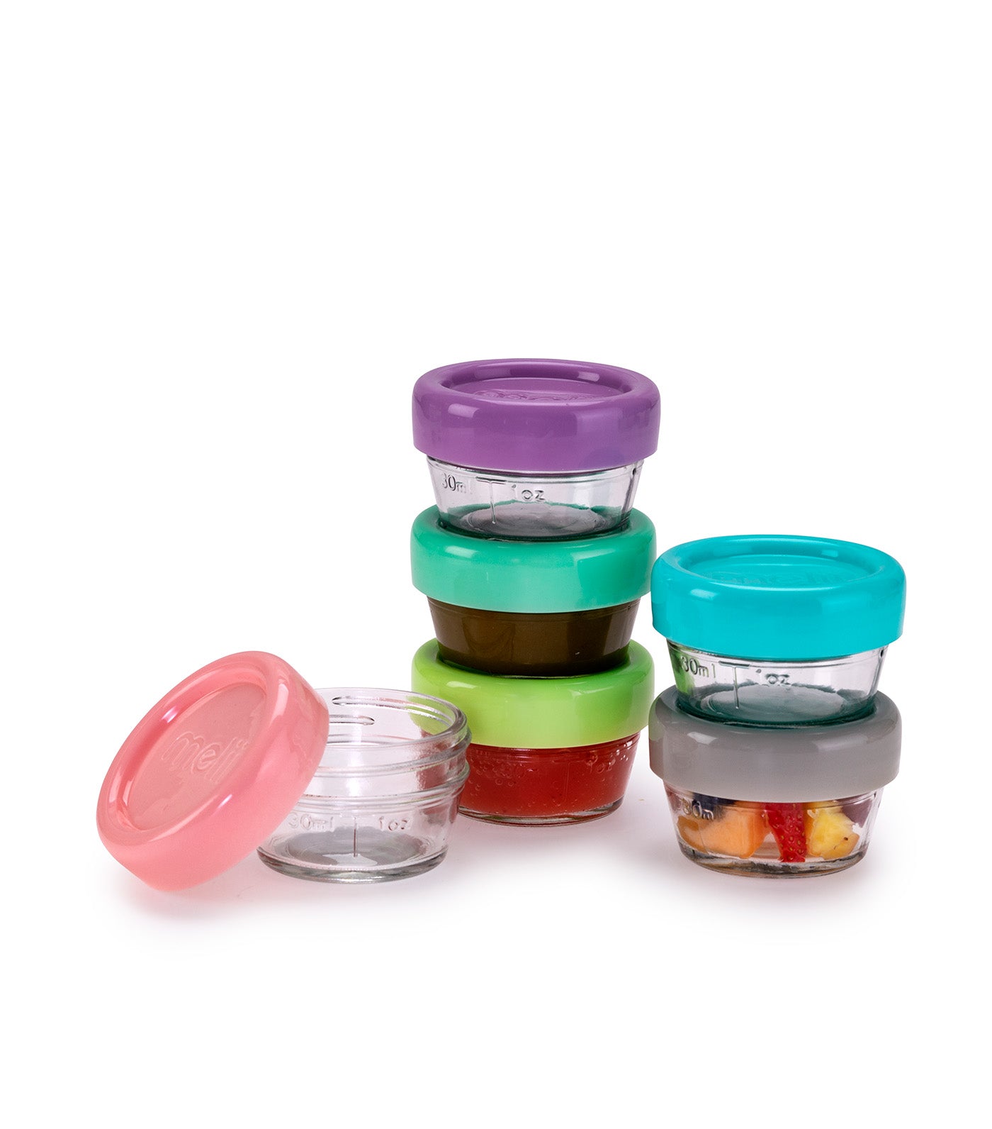 Glass Food Container, 6-Piece Set