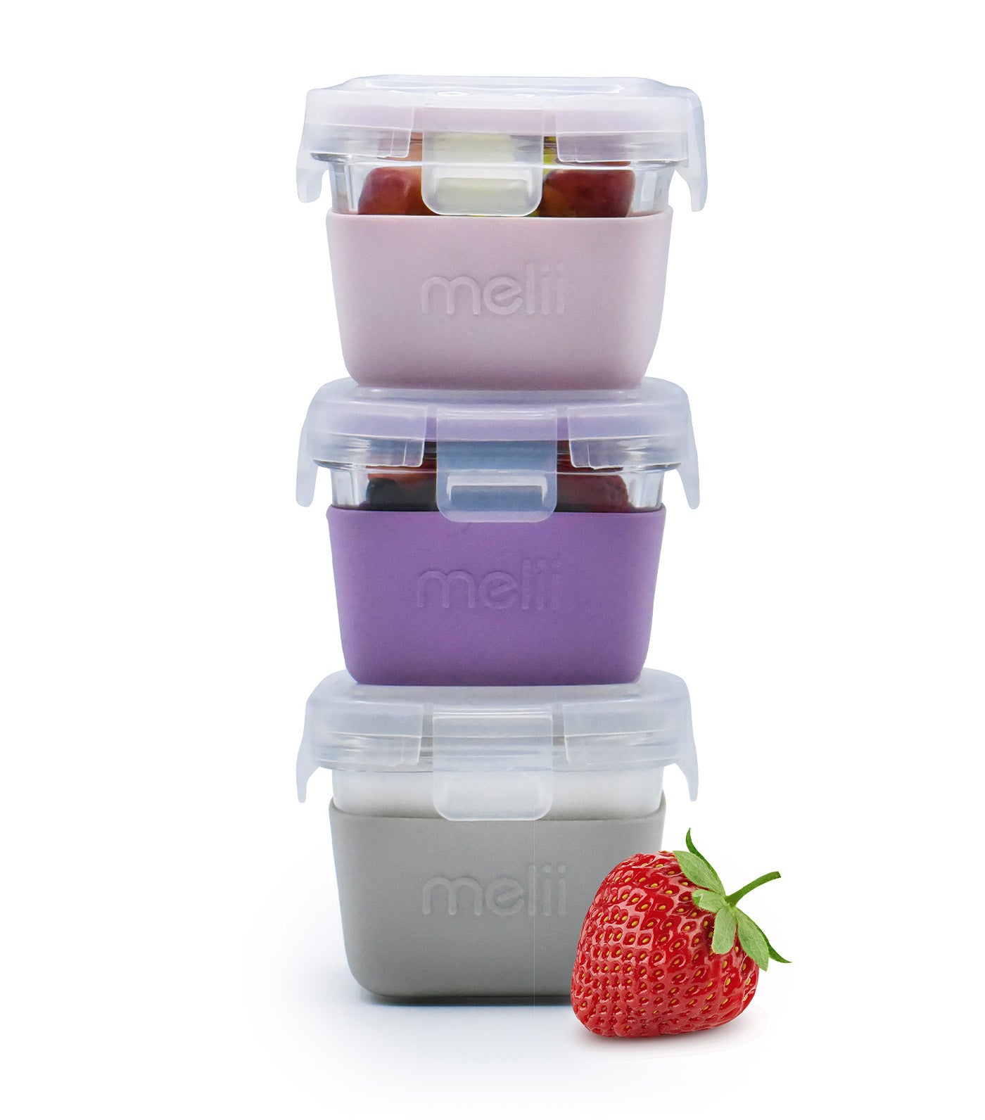 Glass Containers with Sleeve 3-Piece