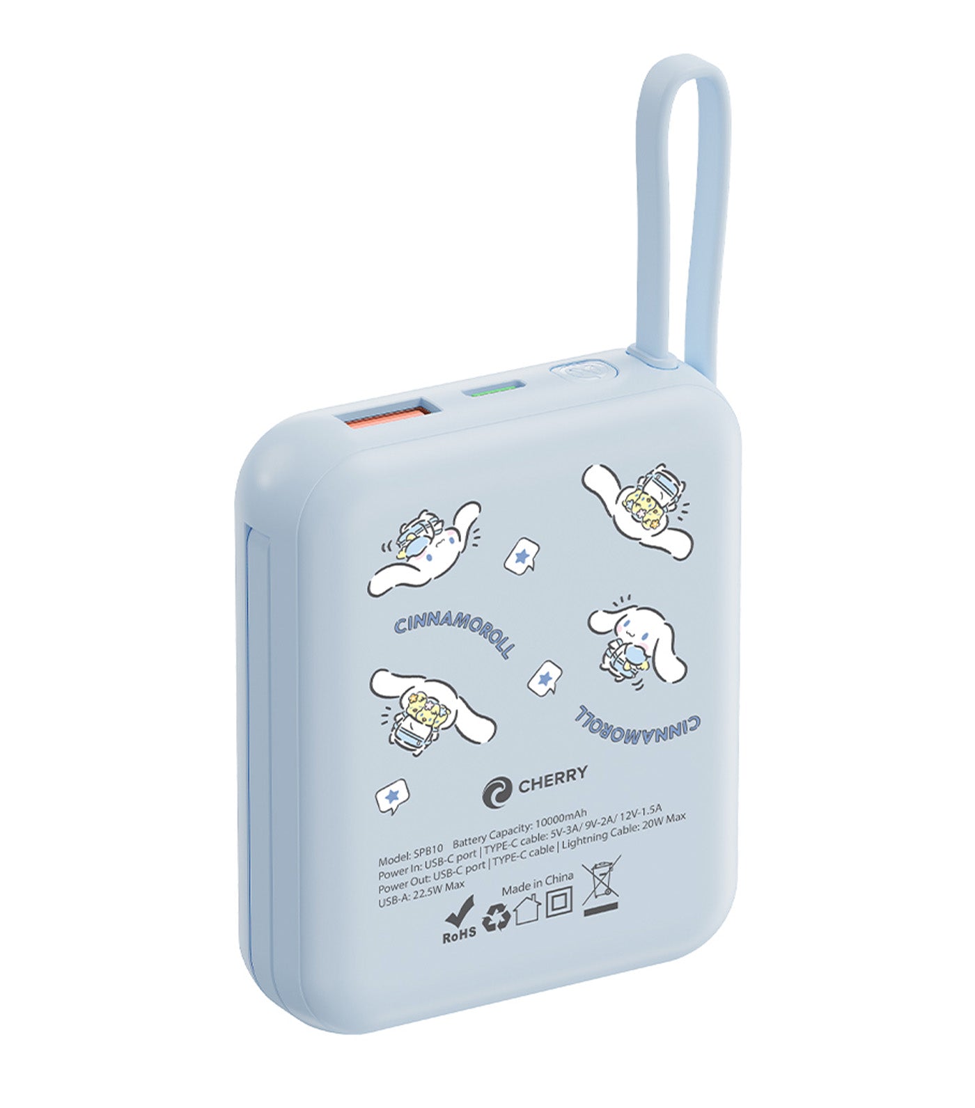 Sanrio x Cherry Power Bank 10000mAh Cinnamoroll