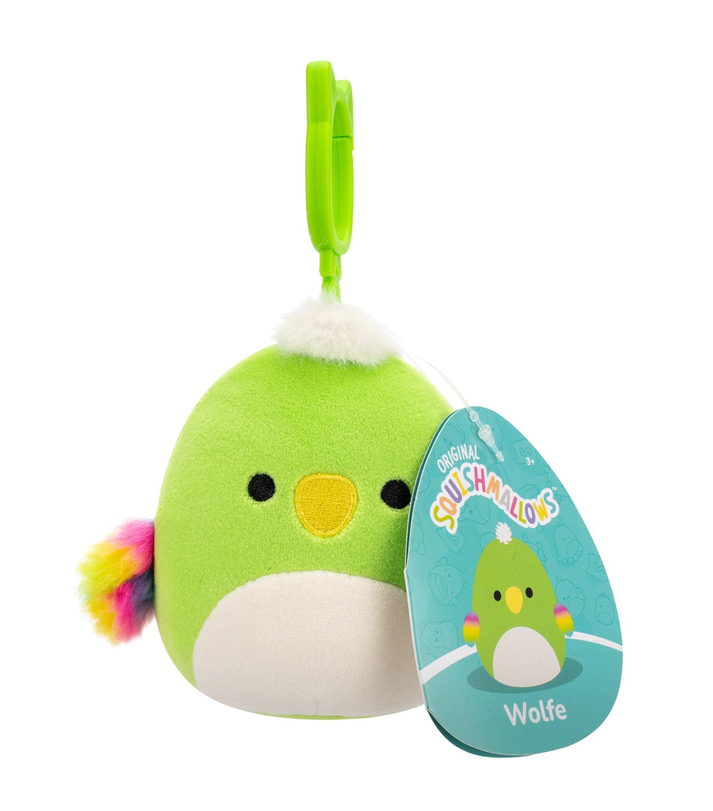Wolfe 3.5in Clip-On Plush