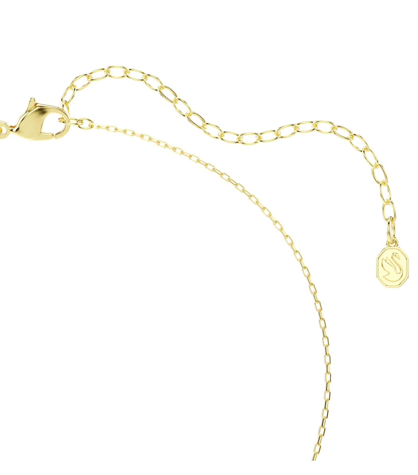 Swarovski Idyllia Pendant Mixed Cuts, Heart, Key, Gold-Tone Plated, Pink