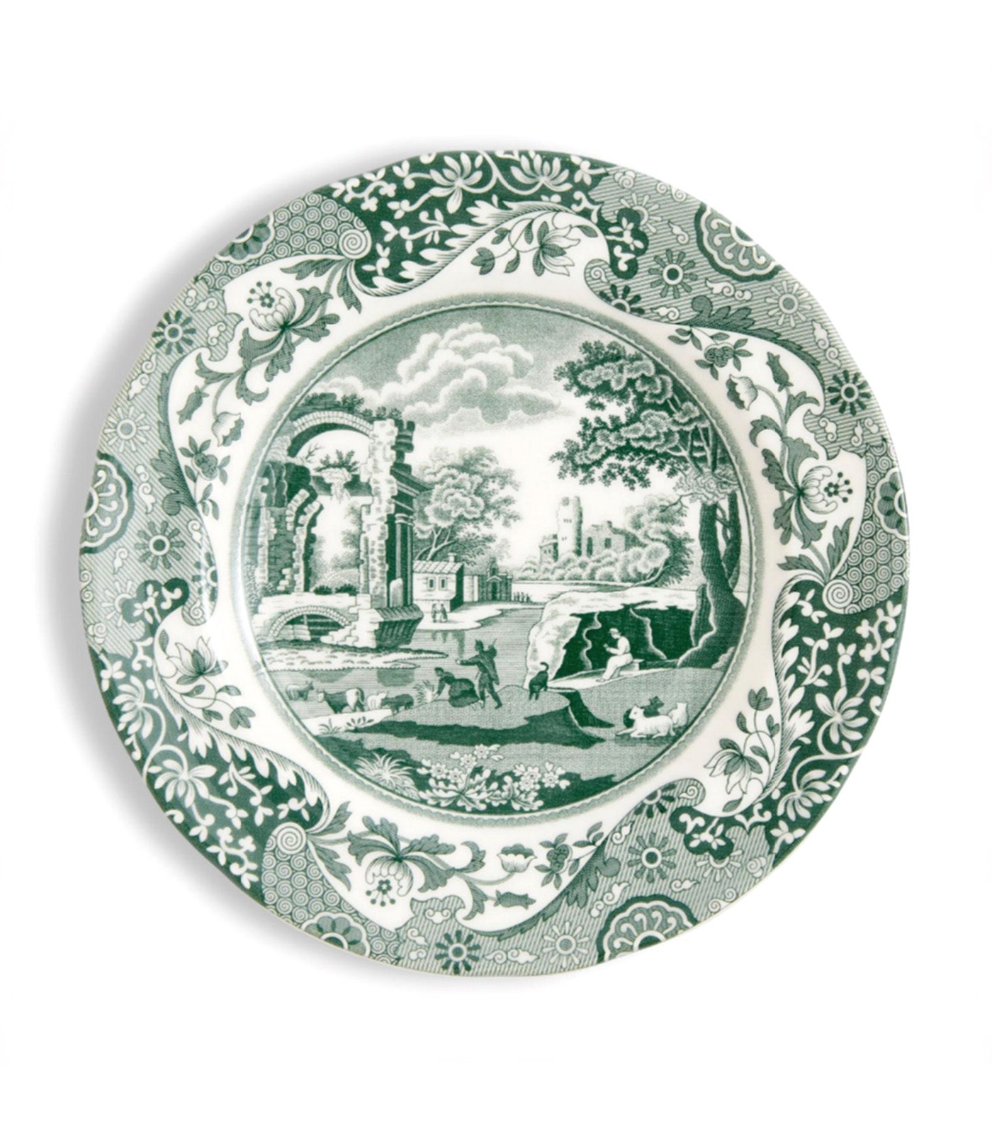 Spode Heritage Green Italian Collection Bread & Butter Plate Set of 4