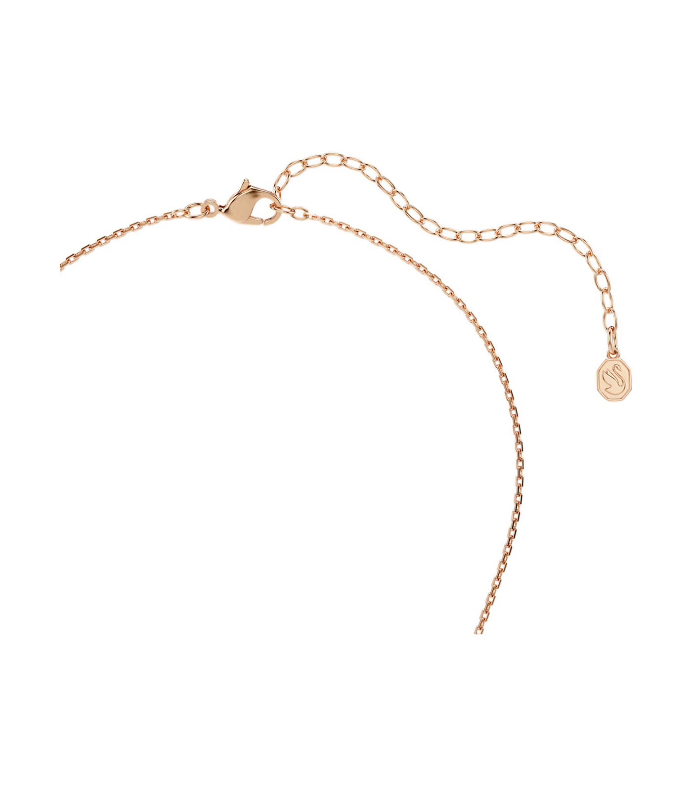 Constella Pendant Round Cut, Dancing Stone, Rose Gold-Tone Plated, Pink