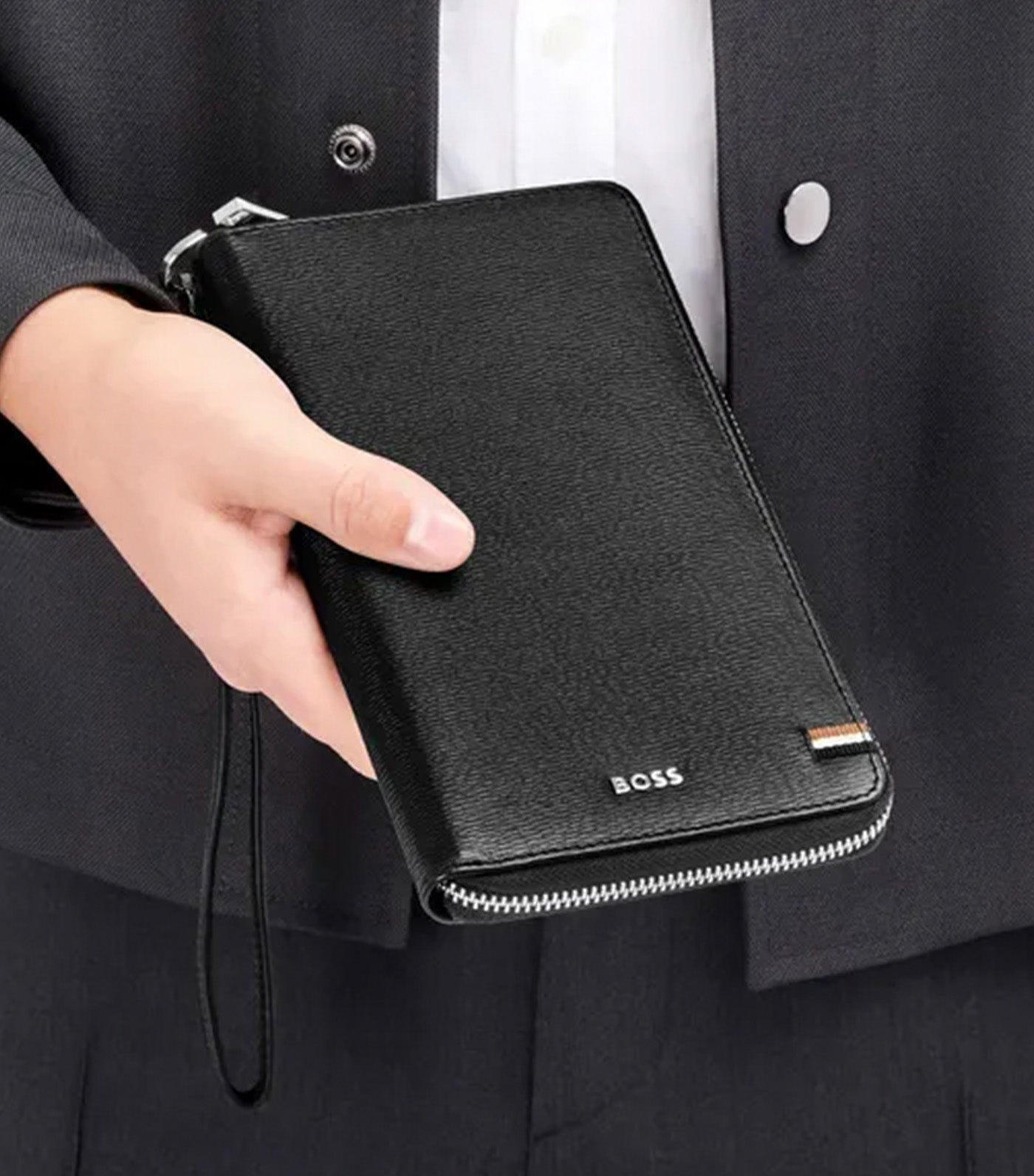 Hugo Boss Travel Wallet Iconic Black