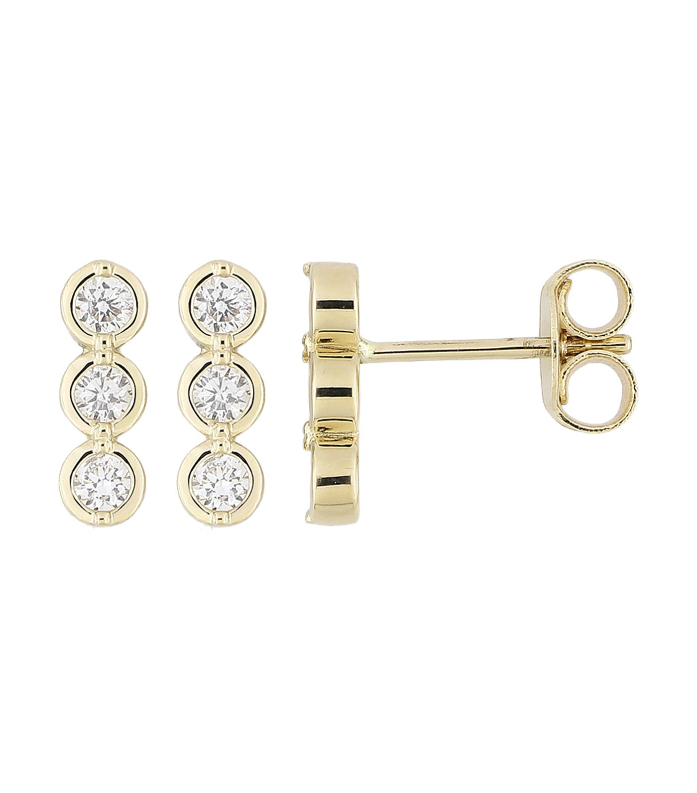 18K Yellow Gold Earrings