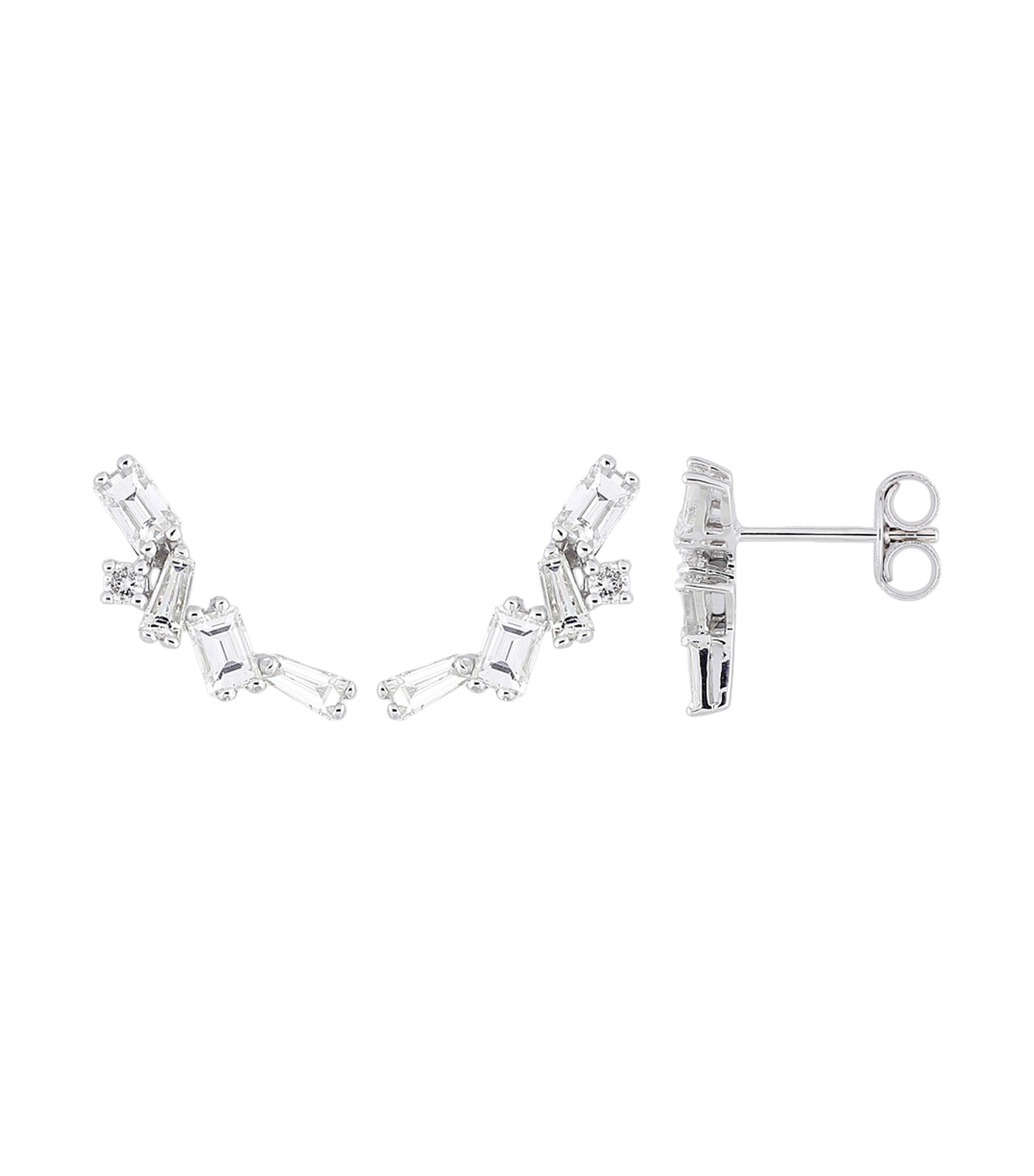 18K White Gold Earrings
