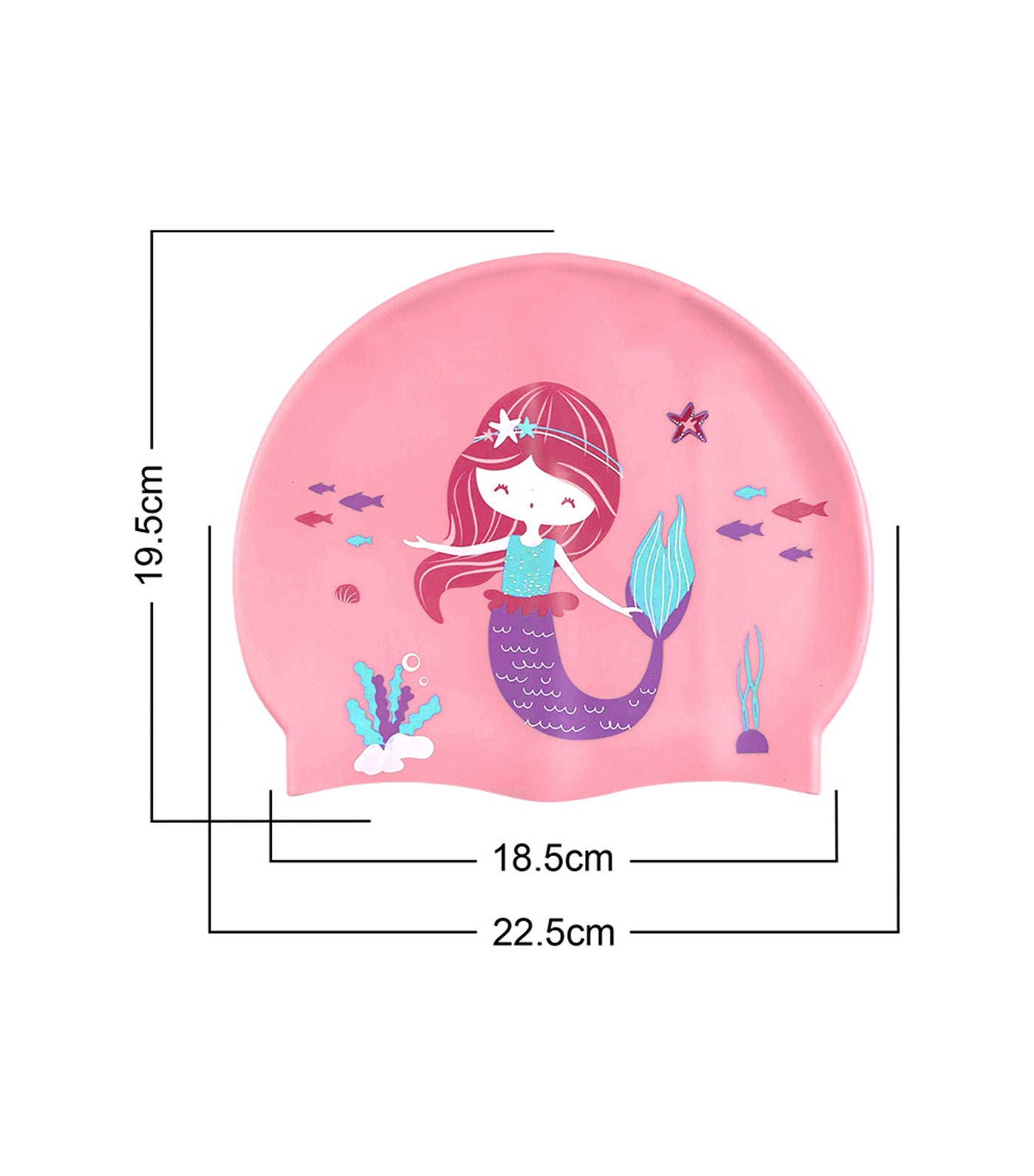Swim Cap Undersea Mermaid Kids