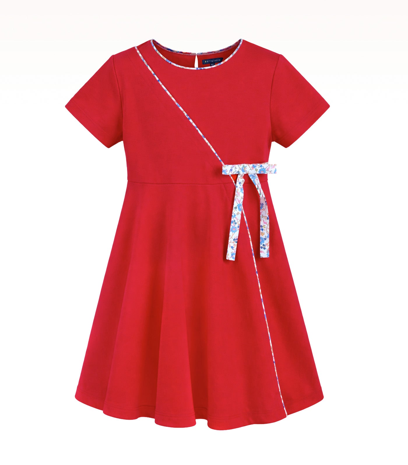 Periwinkle Haniya Girls Dress Red
