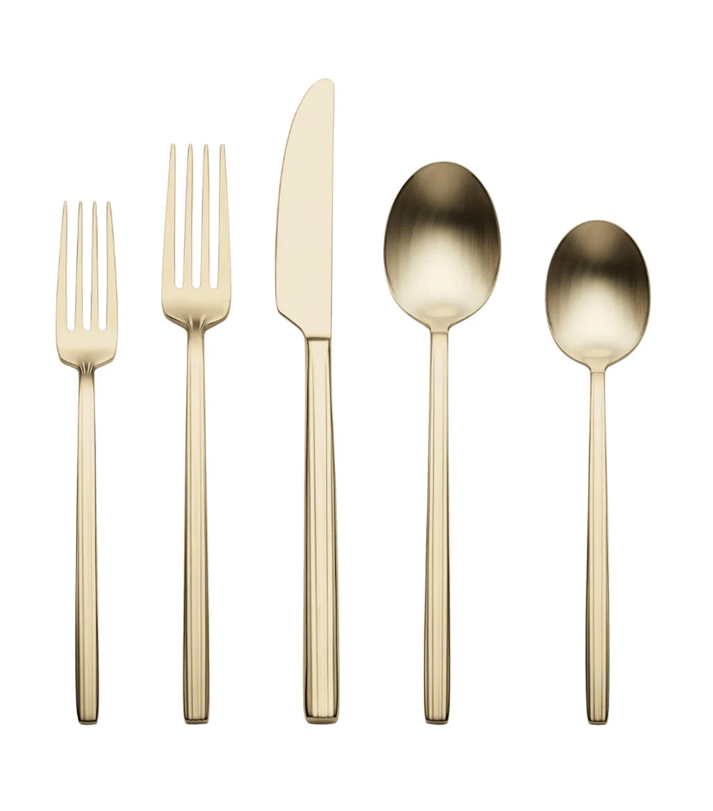 Dean Satin Champagne Stainless Steel 20-pc Flatware Set