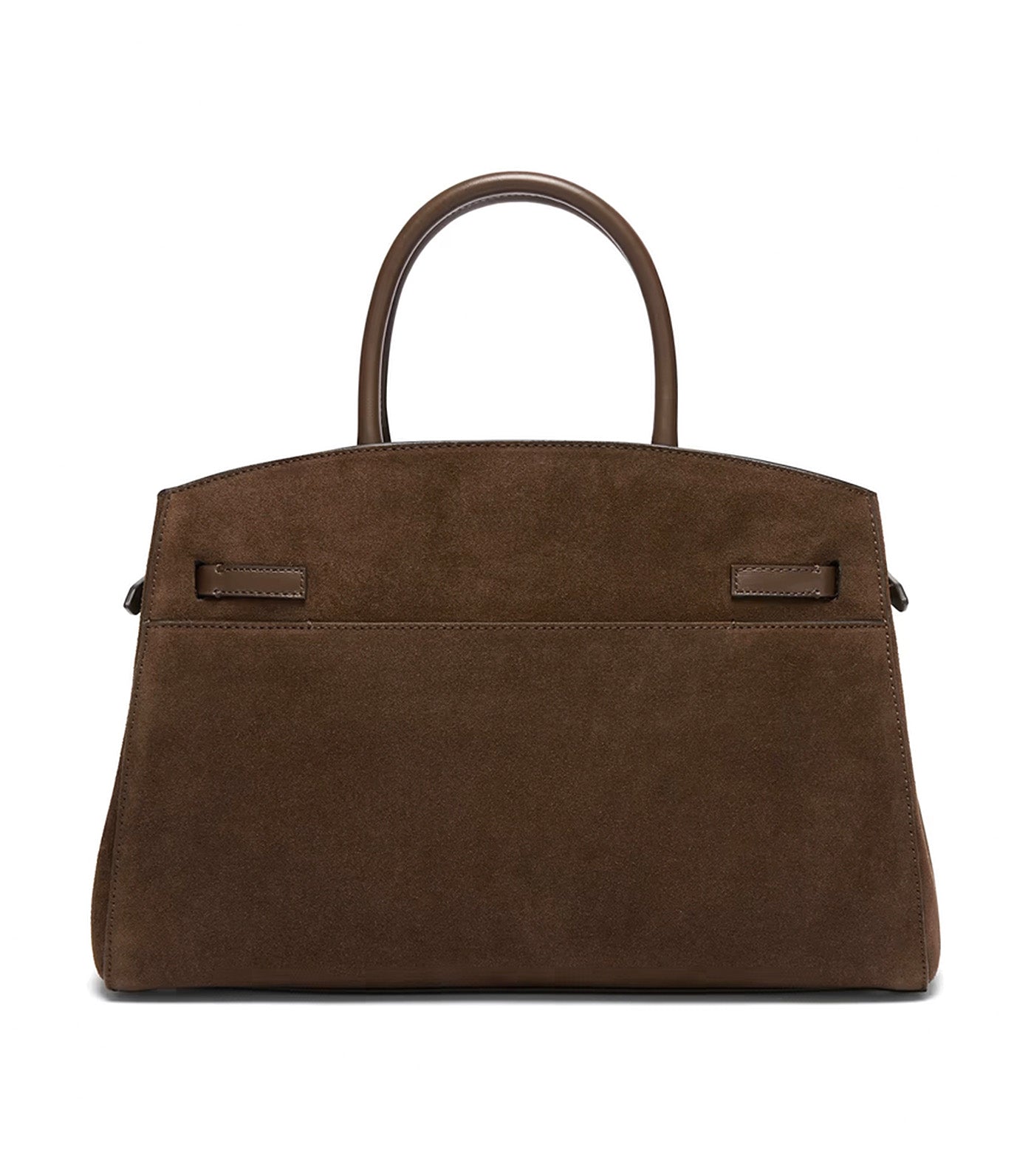 The Midi Hudson Handbag Suede Mocha