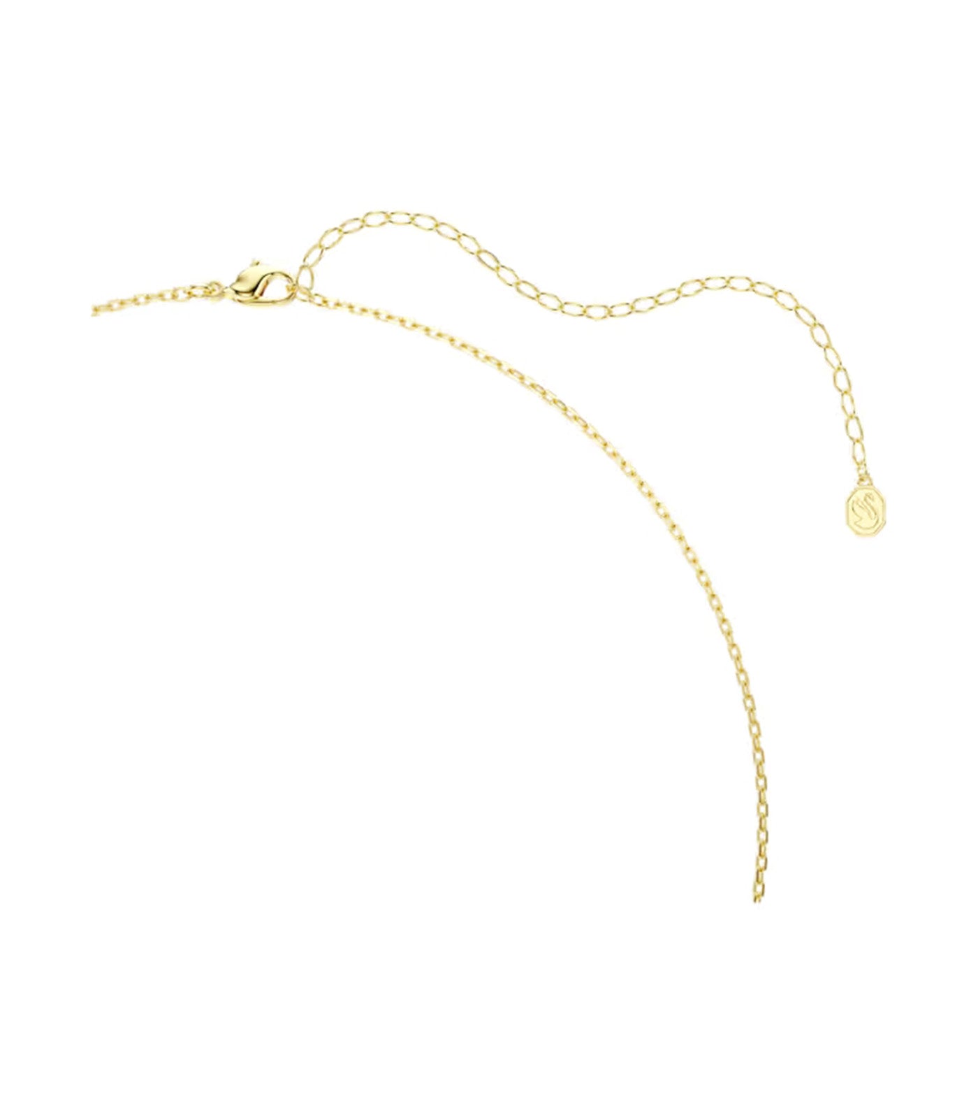 Gema Pendant Mixed Cuts, Multicolored, Gold-Tone Plated