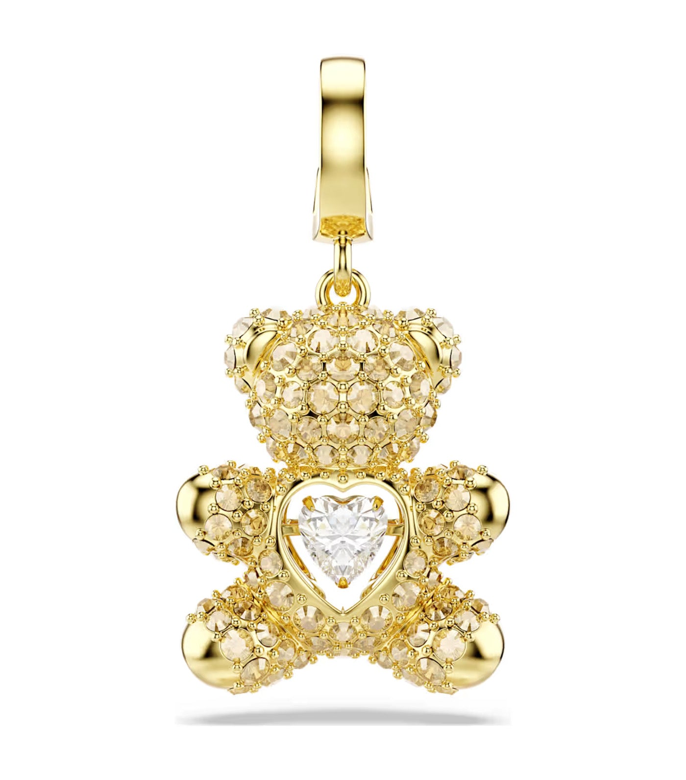 Idyllia Charm Mixed Cuts, Teddy, Gold Tone, Gold-Tone Plated