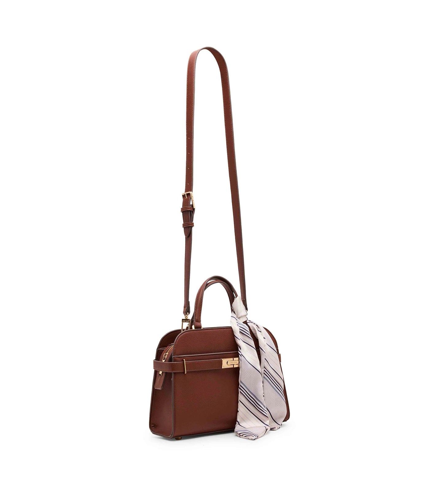 Medium Belted Satchel with Convertible Strap