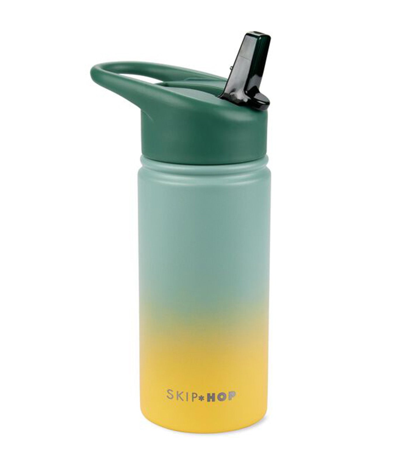 Skip Hop Wander Kids Stainless Steel Water Bottle Ombre Green