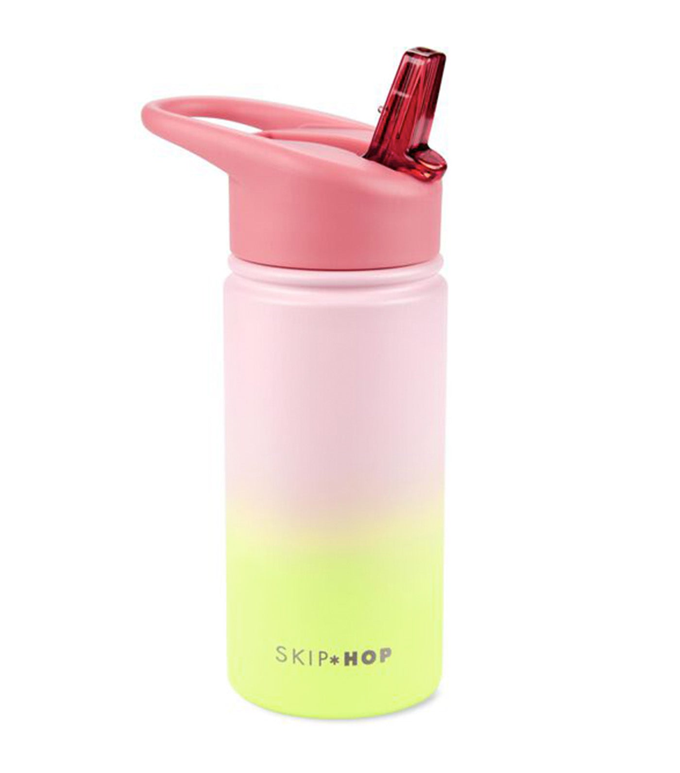 Skip Hop Wander Kids Stainless Steel Water Bottle Ombre Pink