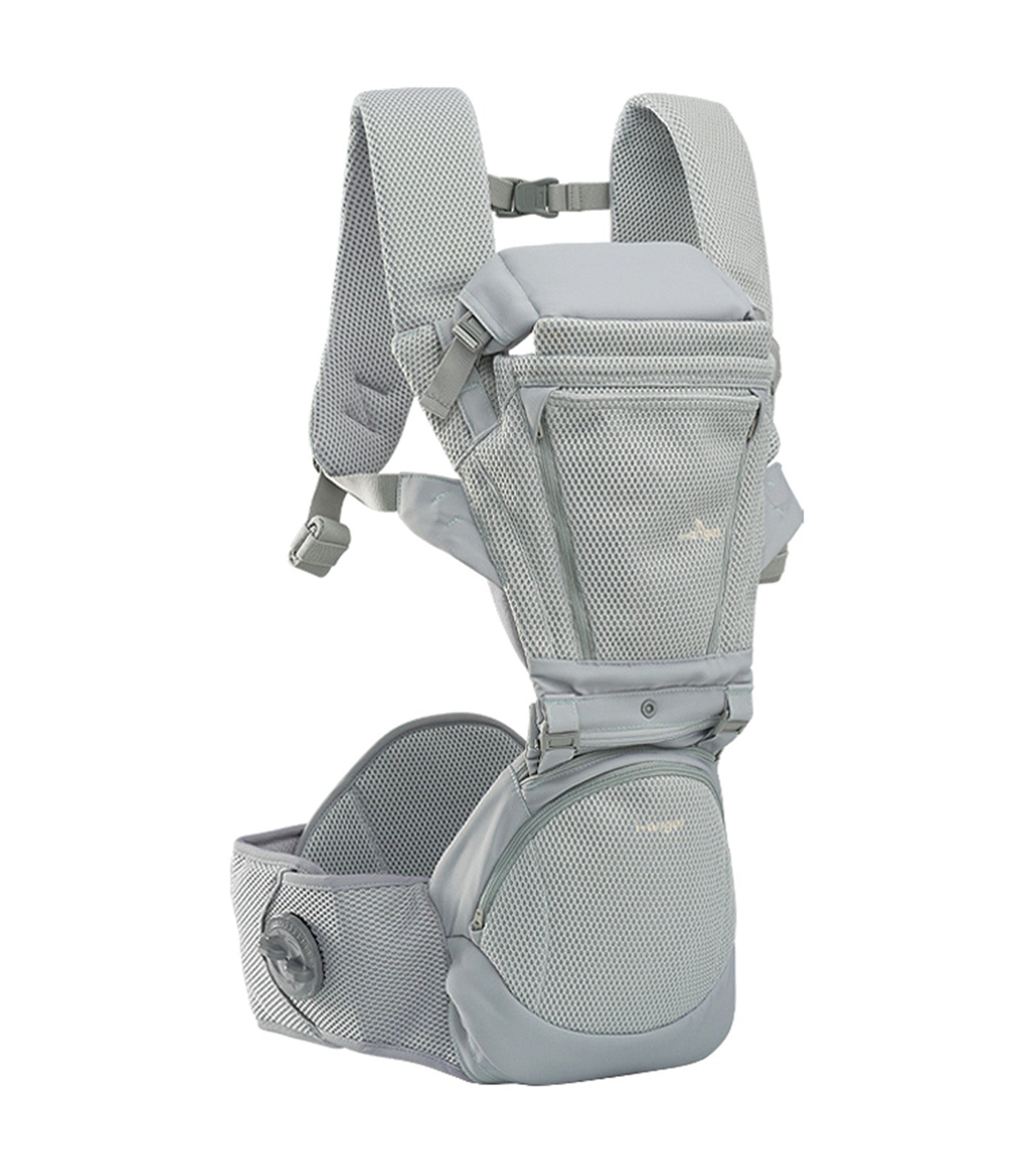 i-angel Dr. Dial Fold Air Hipseat Carrier Gray