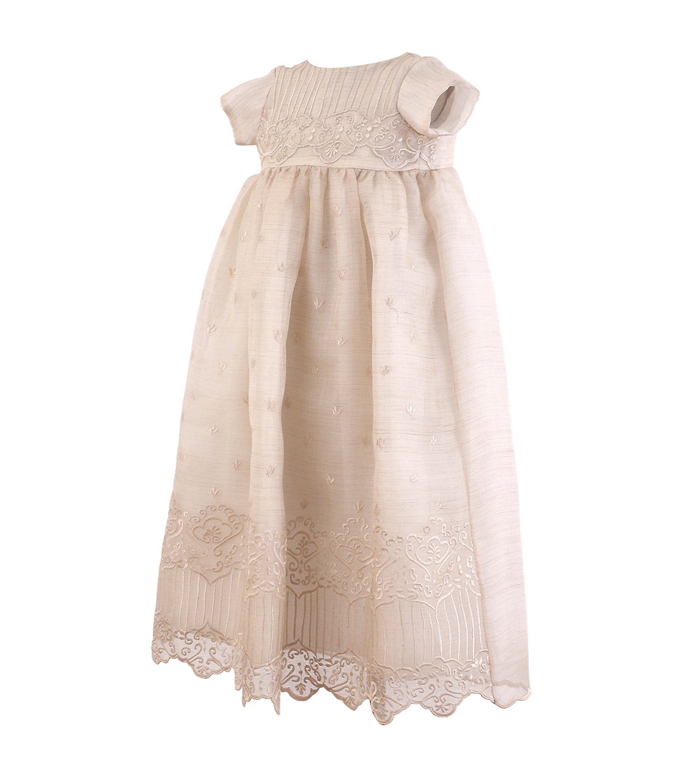 Girls Baptism Gown Fence
