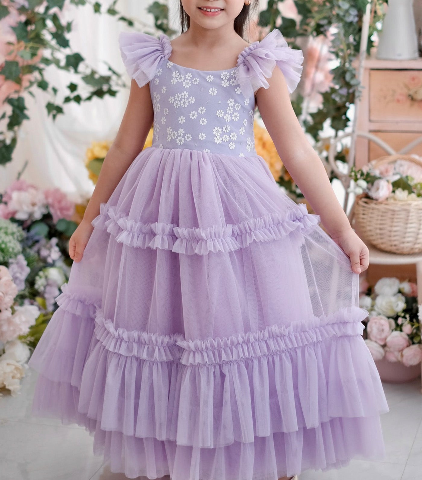 Laila & Lyra Lilianne Tutu Dress Purple