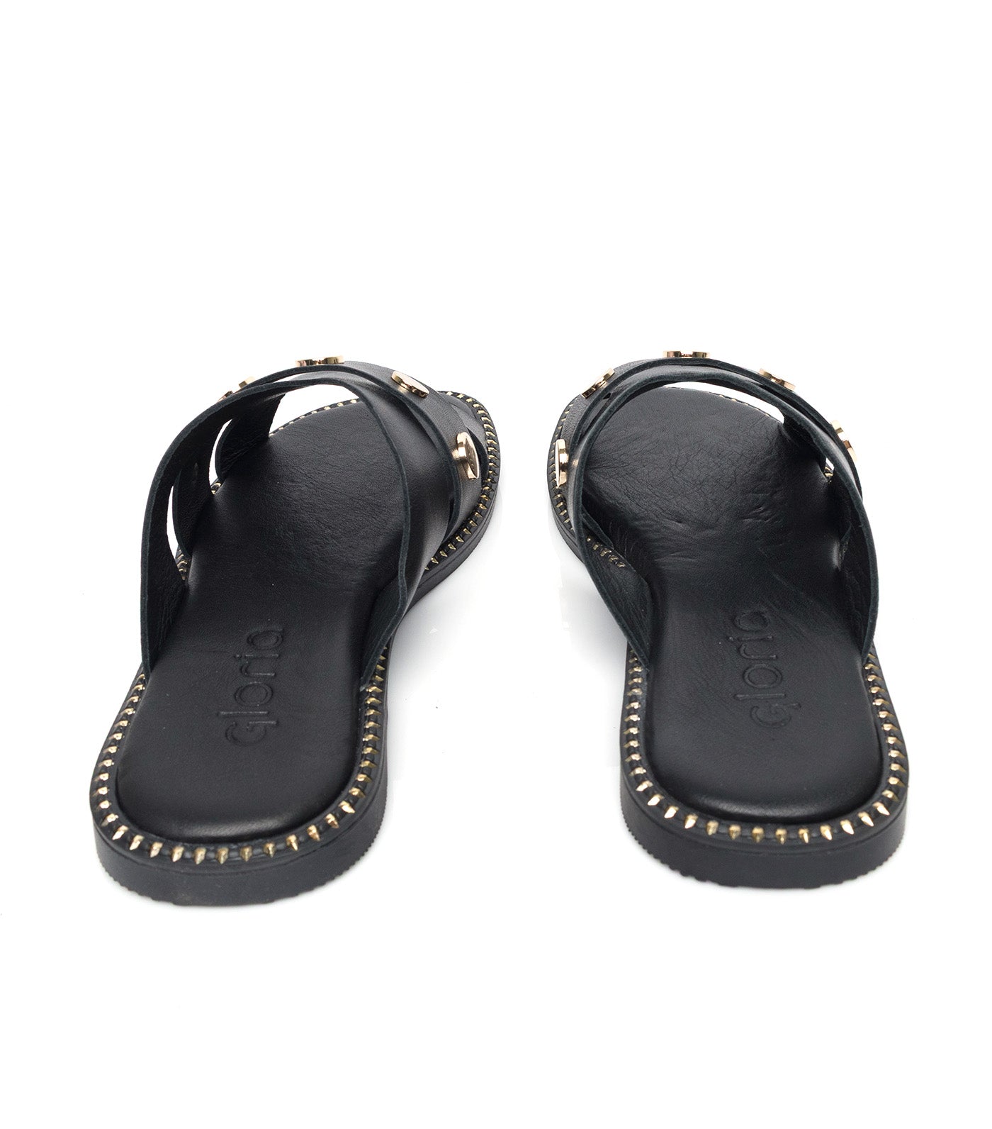 Gloria Slip-on Sandals Black