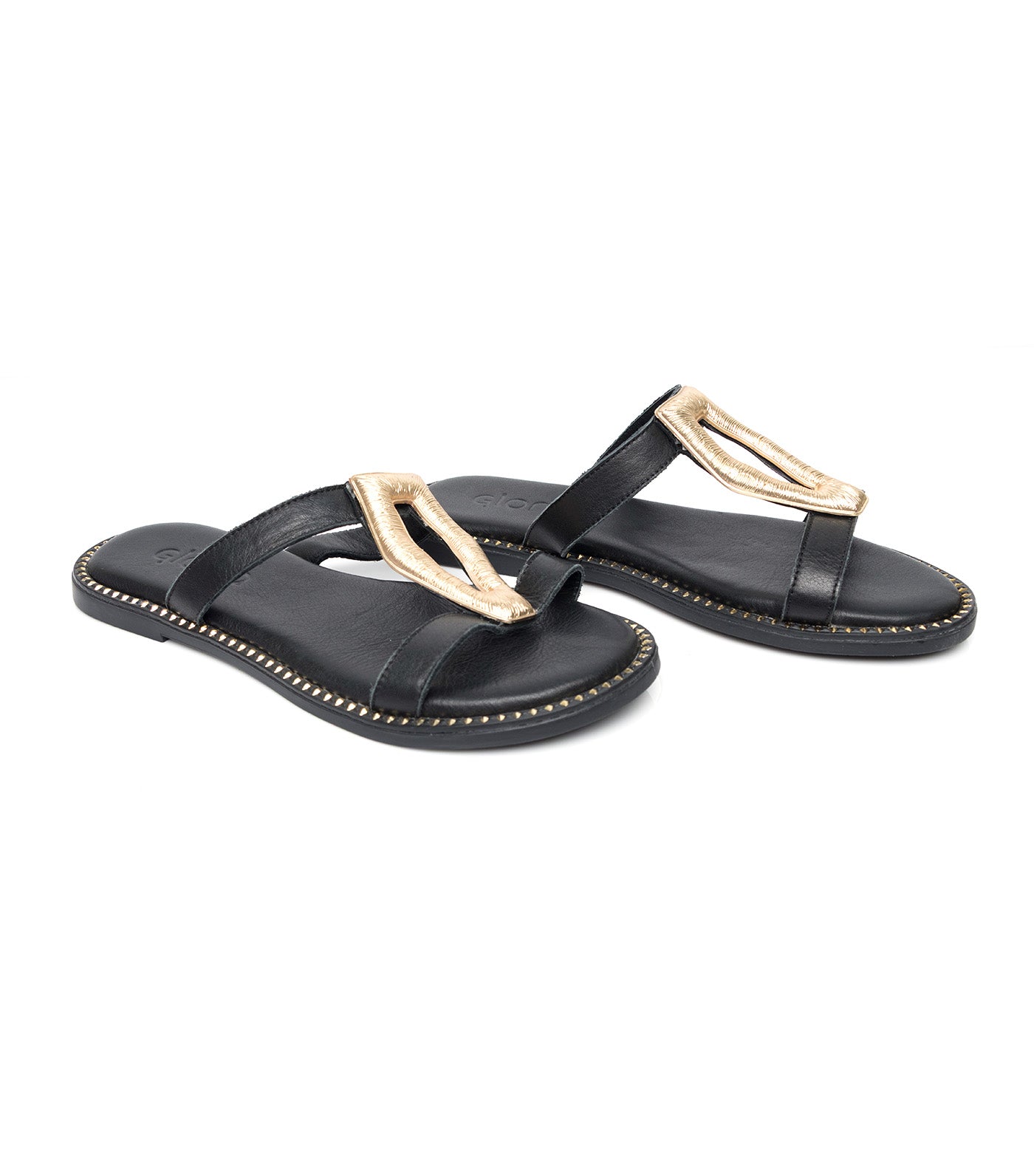 Gloria Slip-on Sandals Black