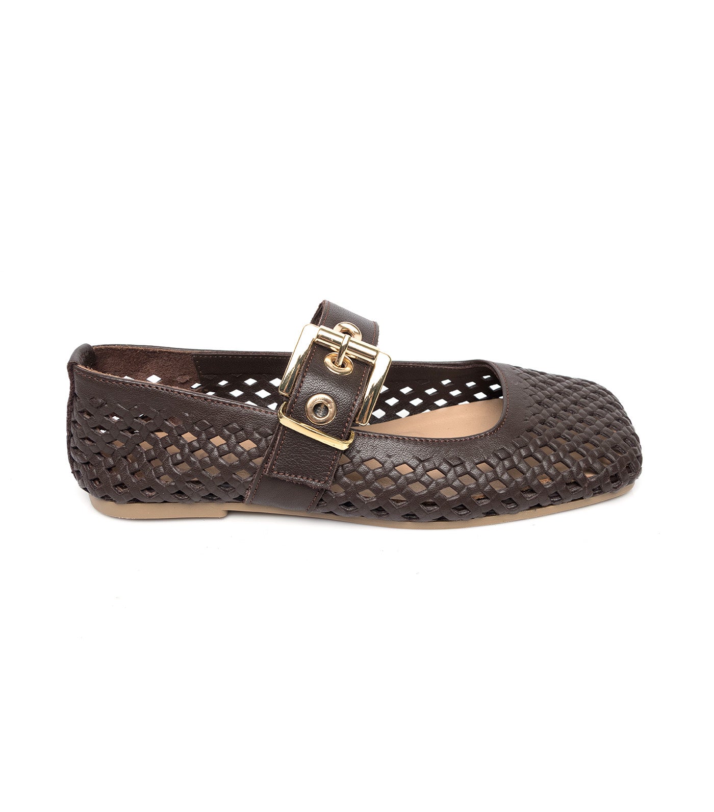 Gloria Ballet Flats Brown