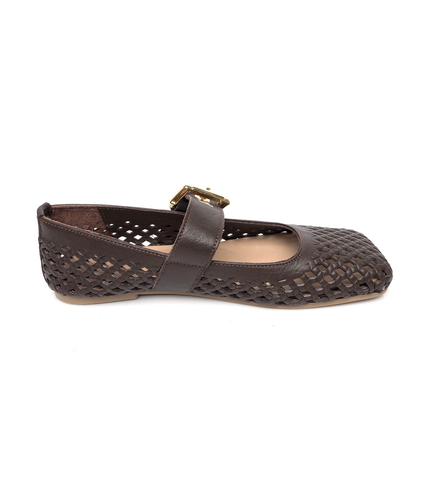 Gloria Ballet Flats Brown