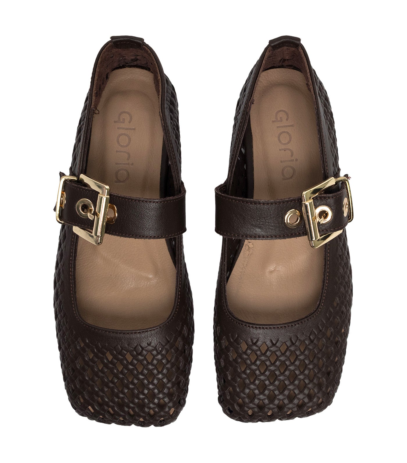 Gloria Ballet Flats Brown