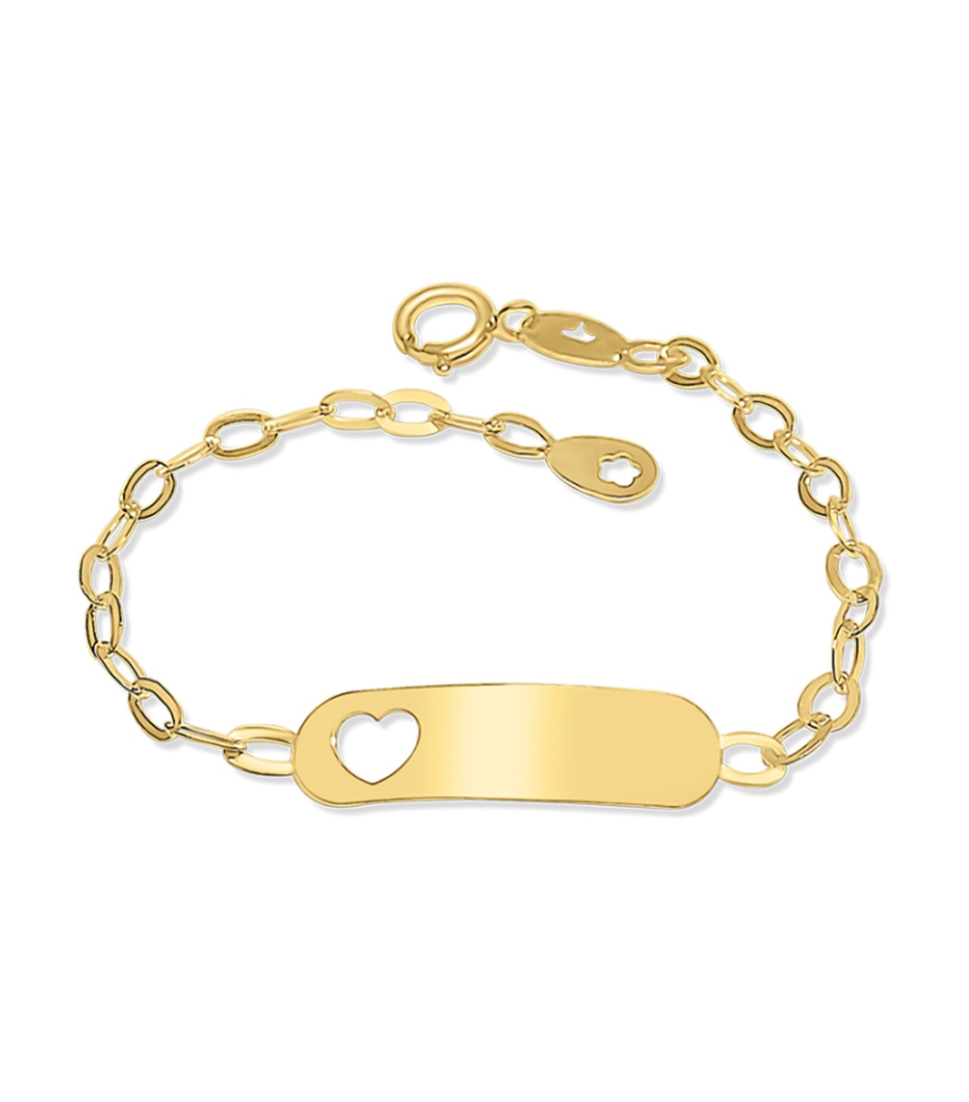18K ID Bracelet Yellow Gold