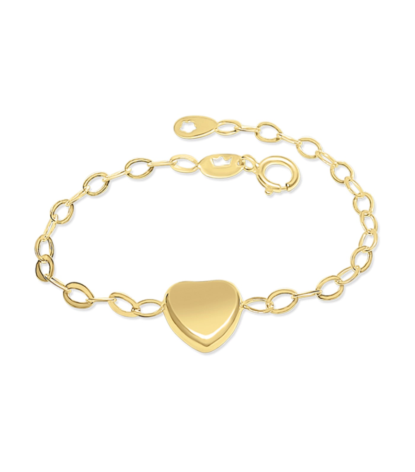 18K ID Bracelet Yellow Gold