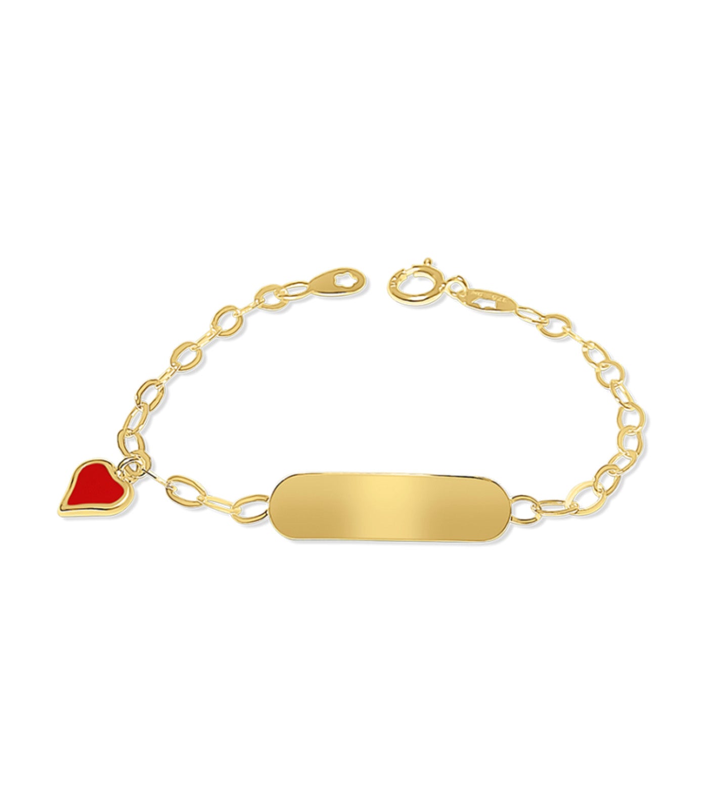 18K ID Bracelet Yellow Gold