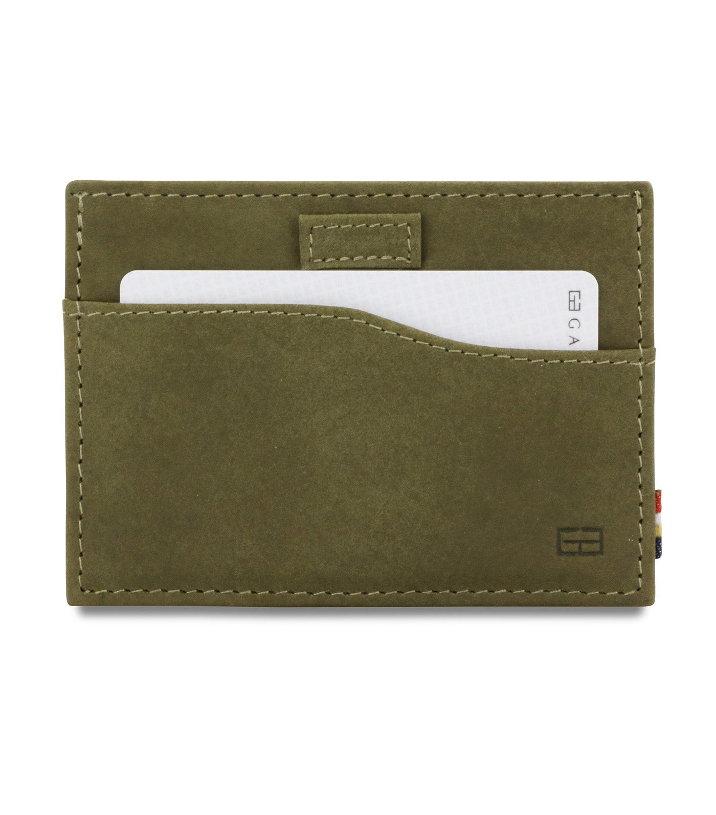 Garzini Leggera Card Holder Olive Green