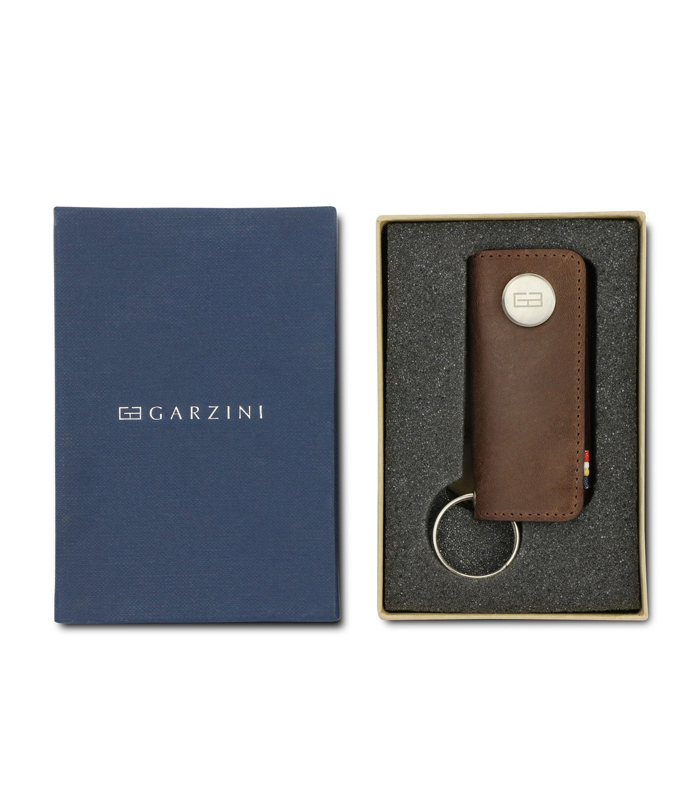 Garzini Lusso Key Holder Brushed Brown