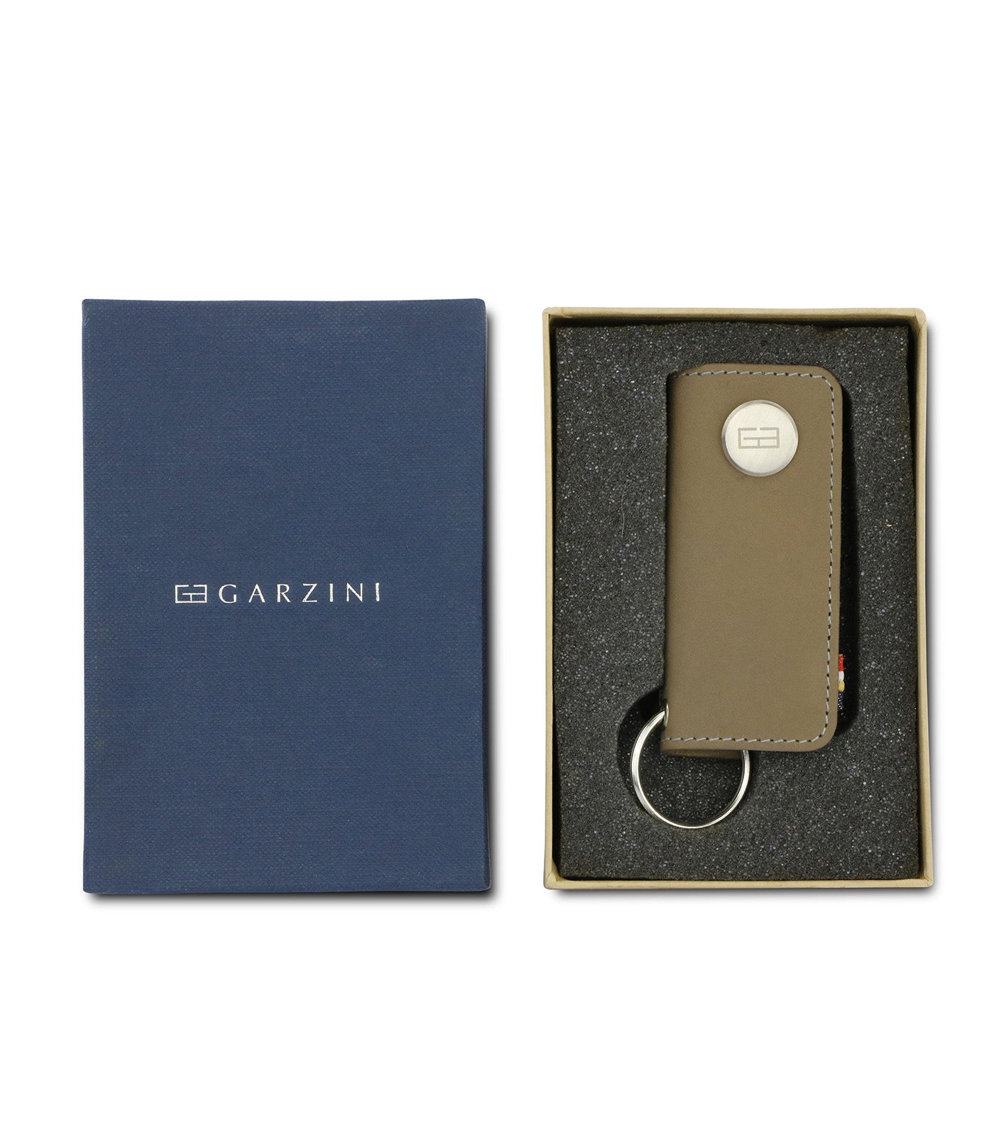 Garzini Lusso Key Holder Olive Green