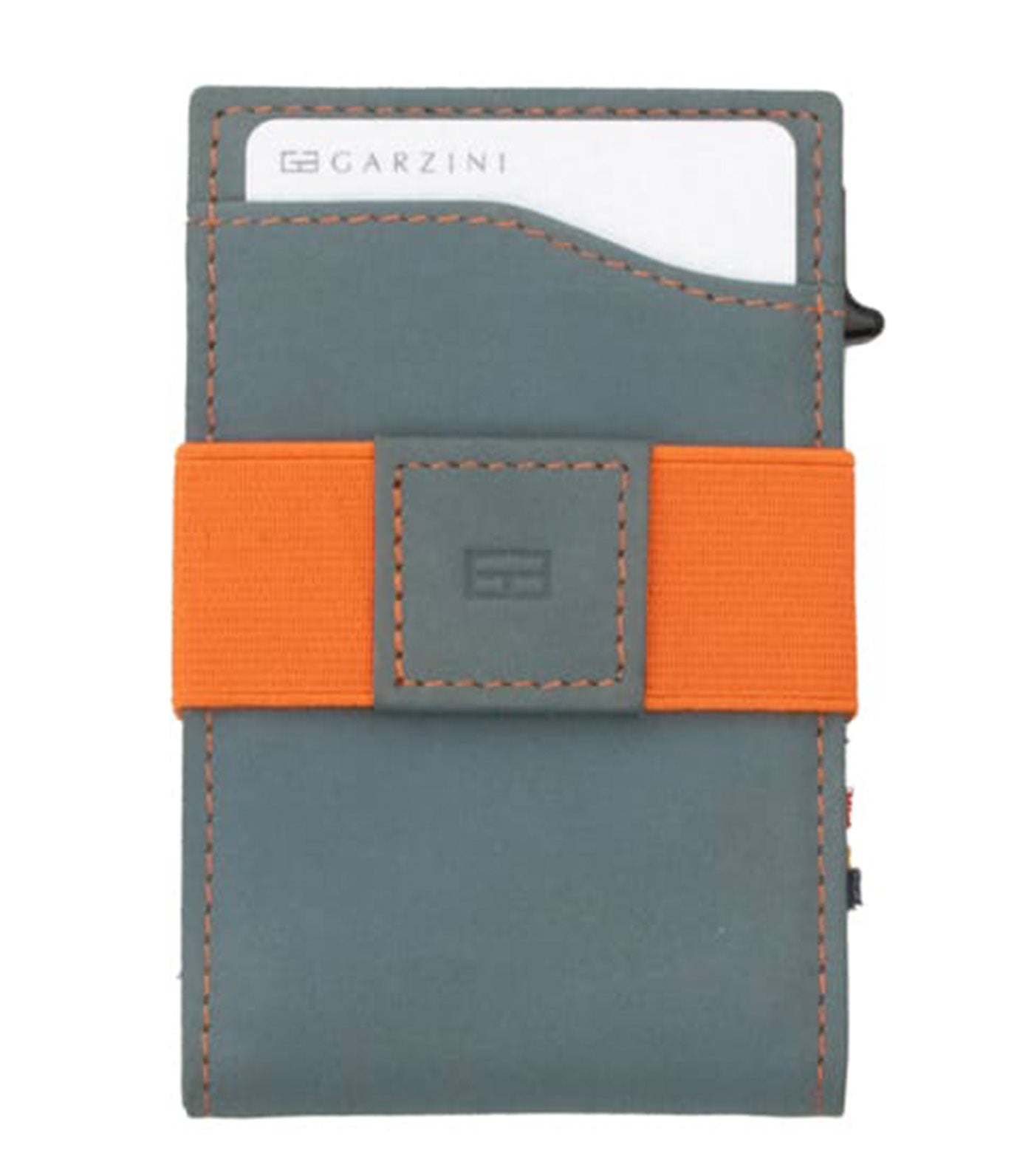 Garzini Metal Card Holder Slim - ID Window Blue Orange/Multi