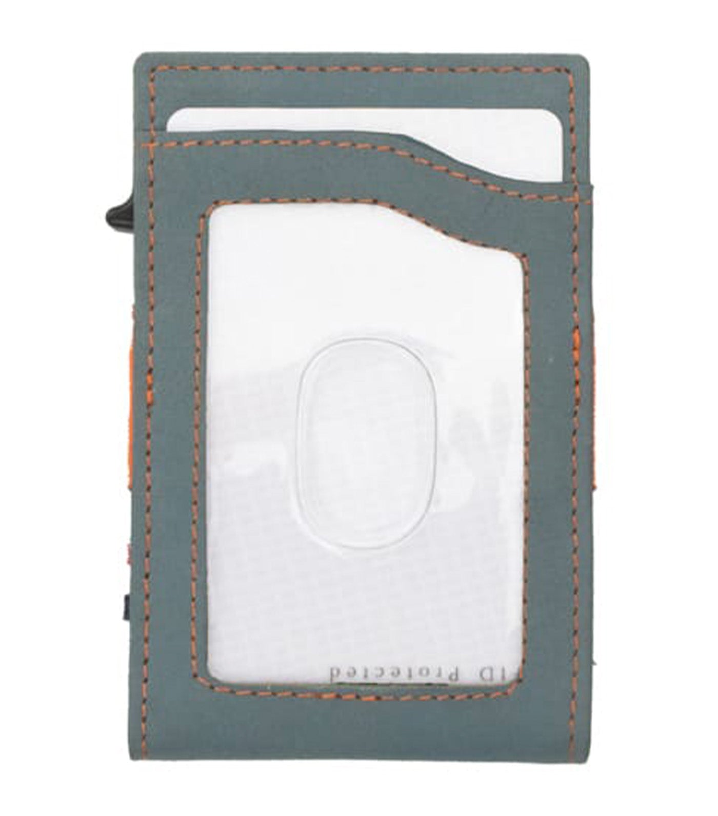 Garzini Metal Card Holder Slim - ID Window Blue Orange/Multi