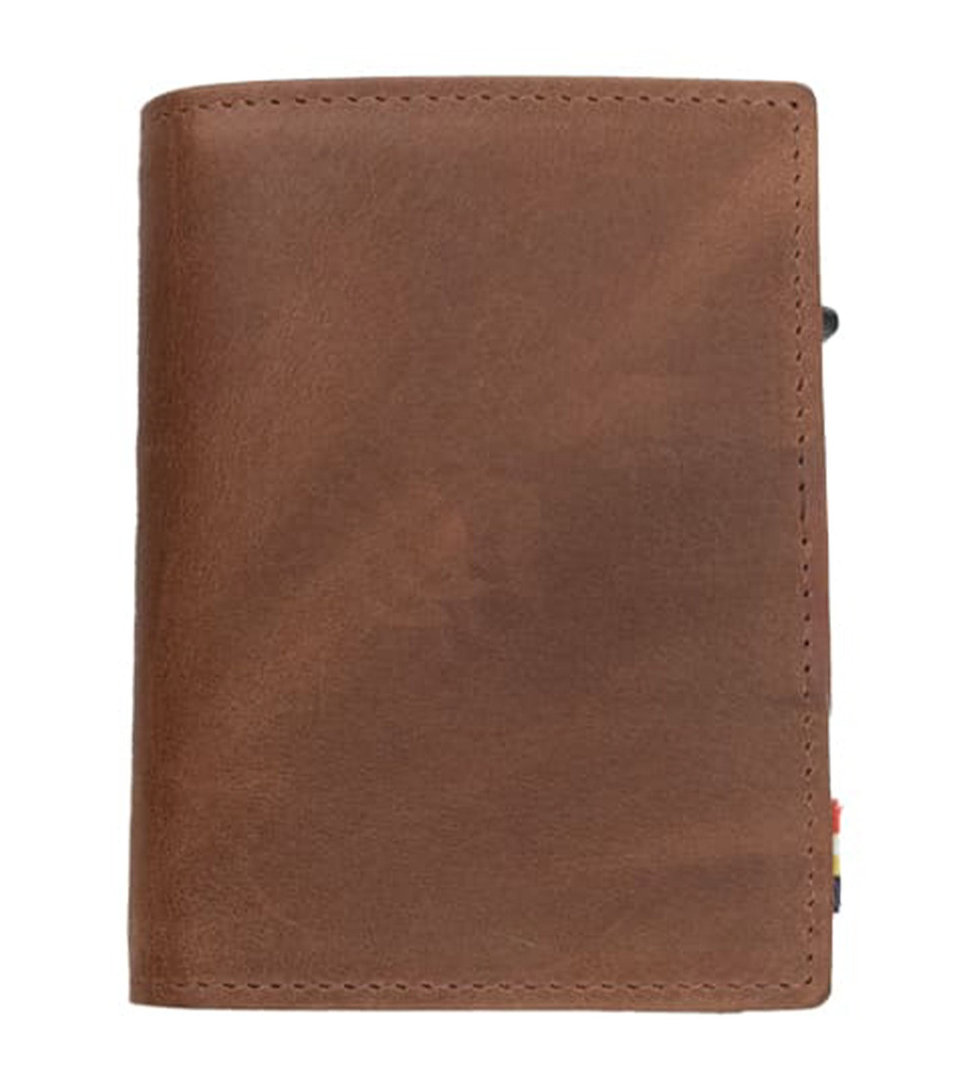 Garzini Metal Wallet Brushed Brown