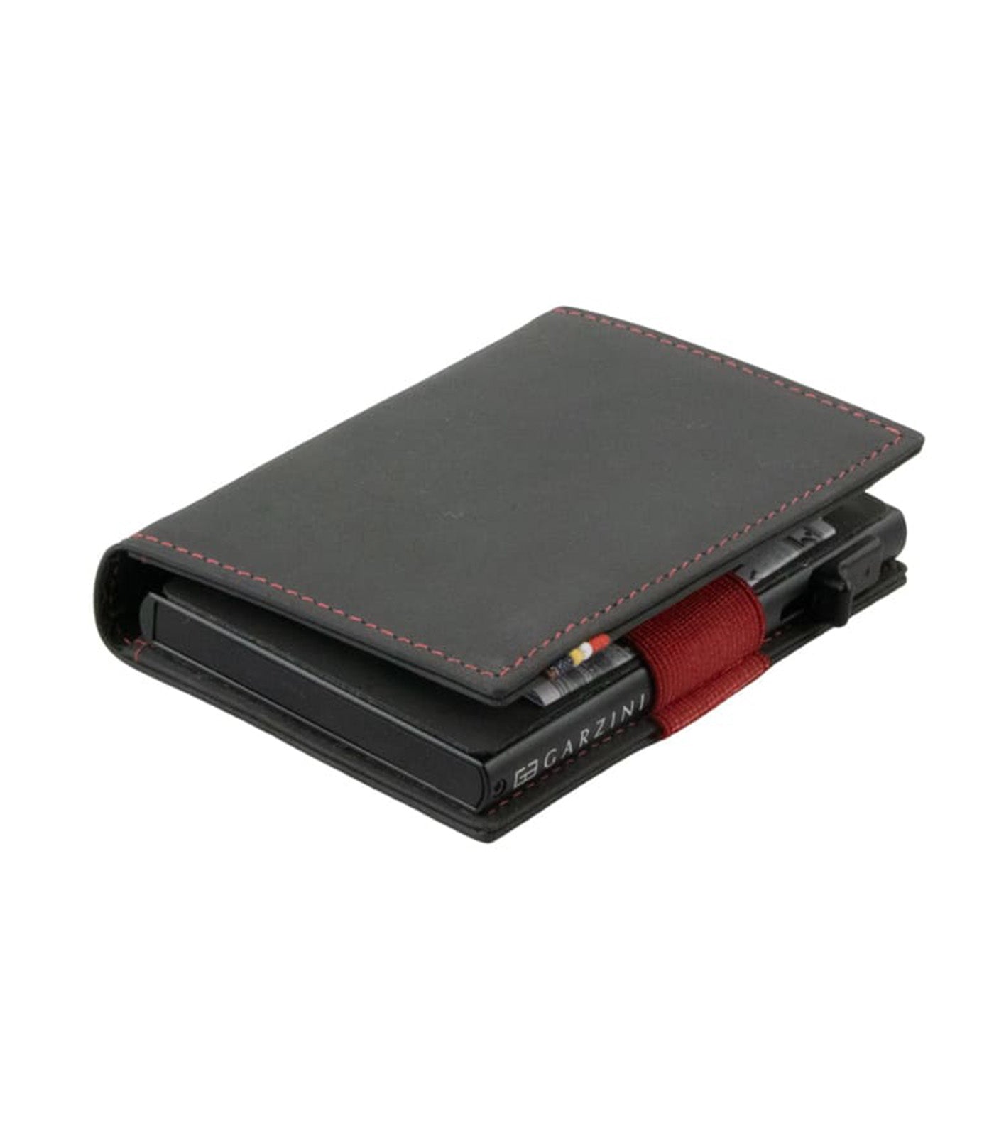Garzini Metal Wallet Carbon Red/Multi