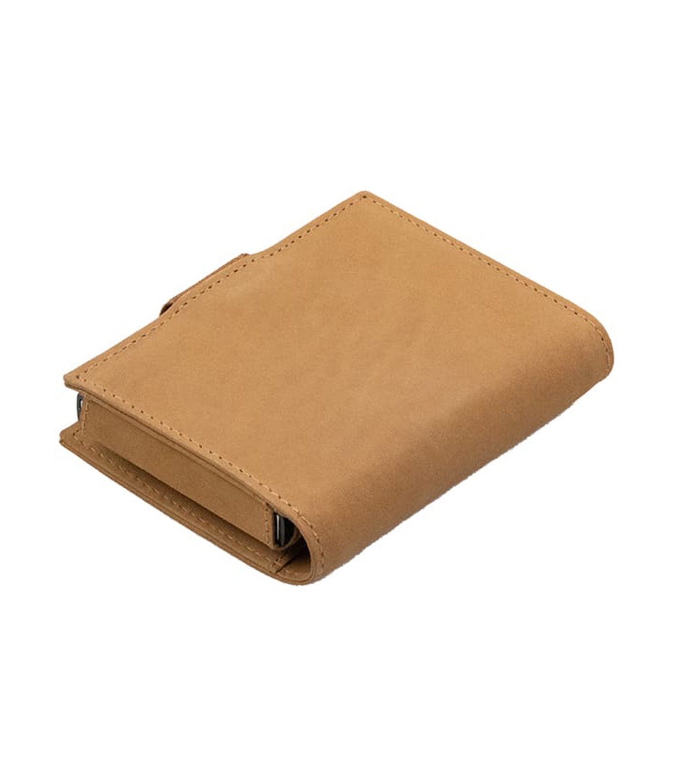 Garzini Metal Wallet Camel Brown
