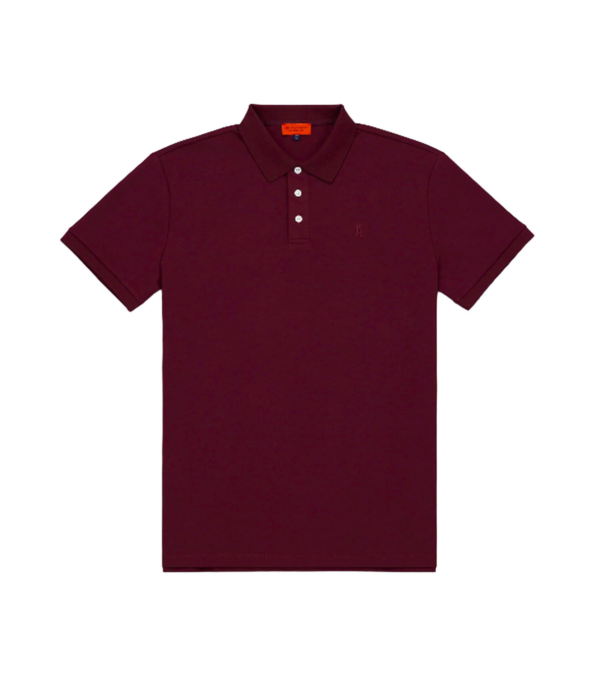 Performance Tech Rib Polo Tee Burgundy