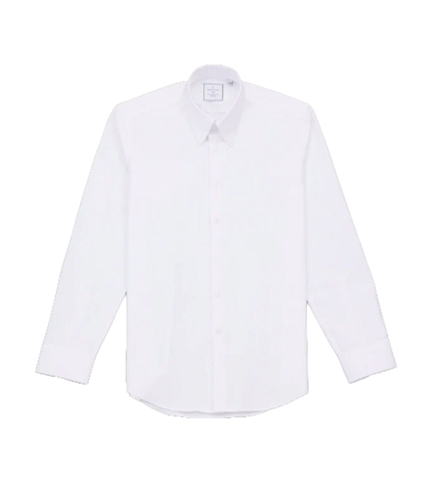 100/2 Supima Button Down Perfect White