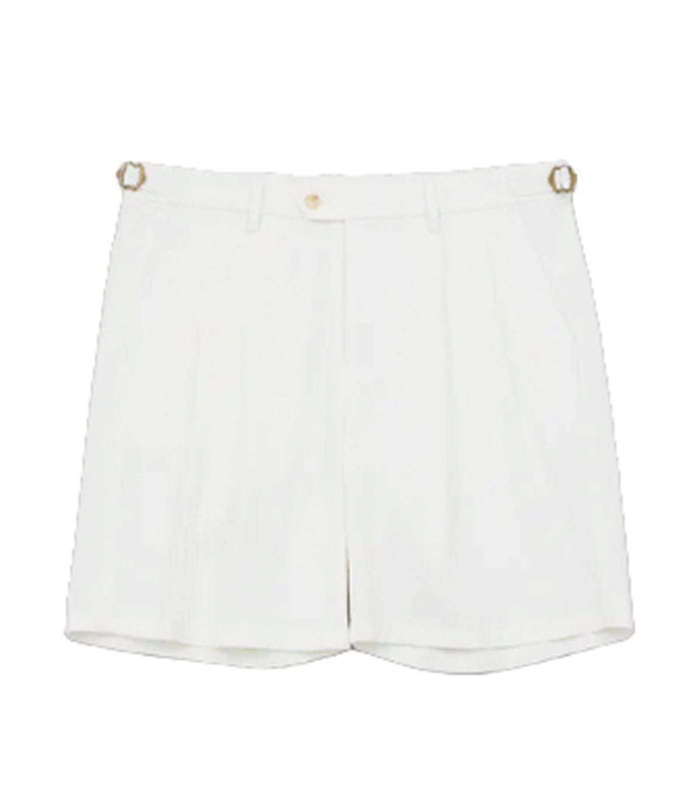 Motoji Washed Shorts White