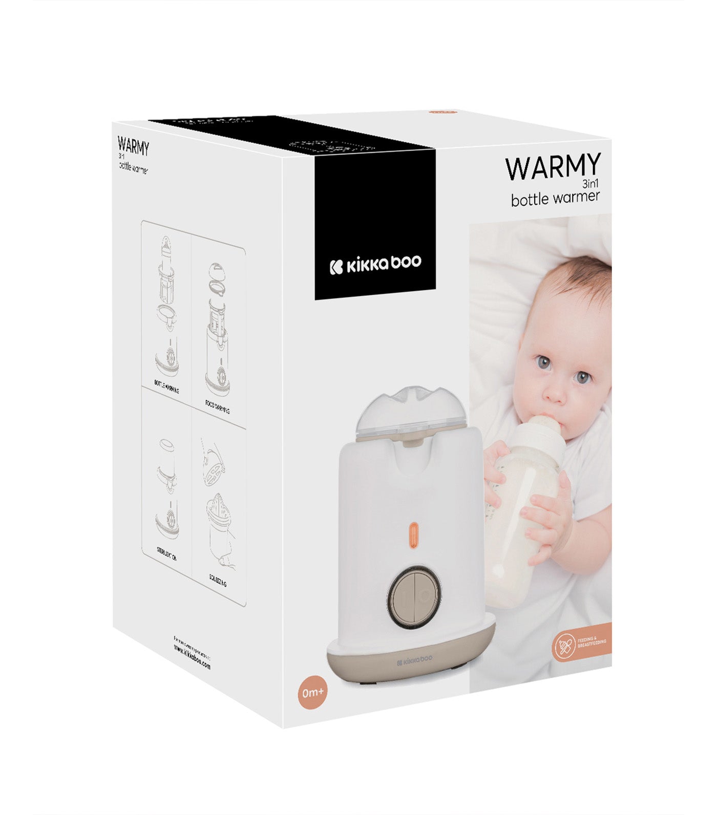 3-in-1 Bottle Warmer Warmy Beige