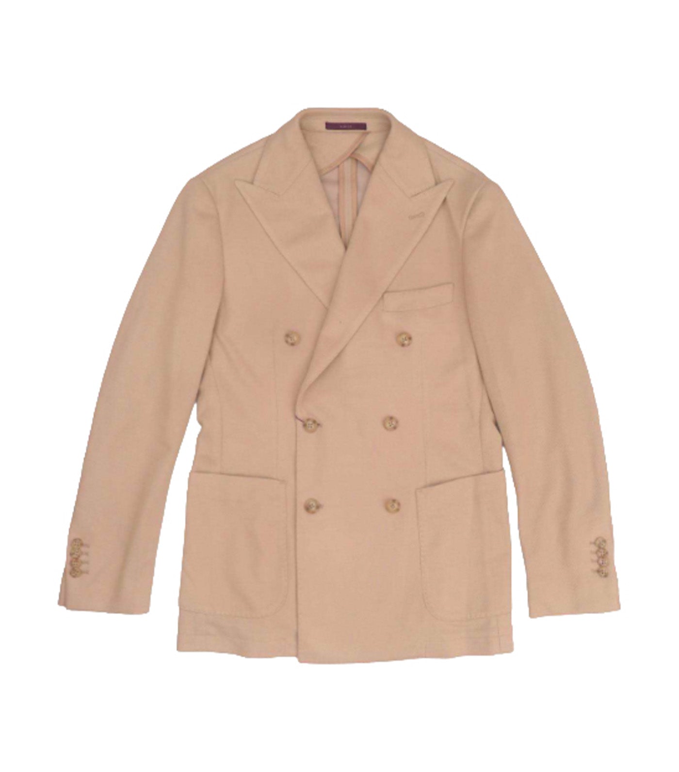 Tyers Double Breasted Blazer Sand