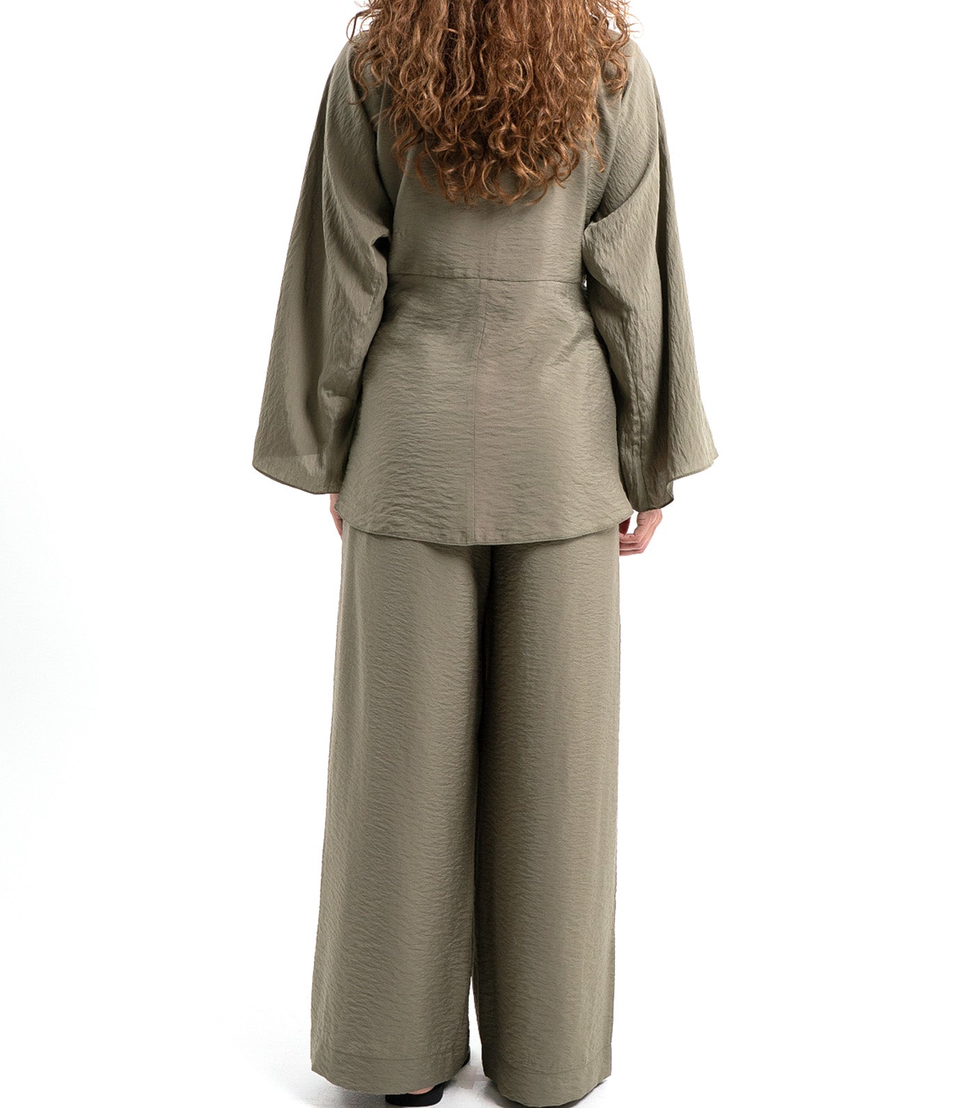 Elan Wrap Top Olive