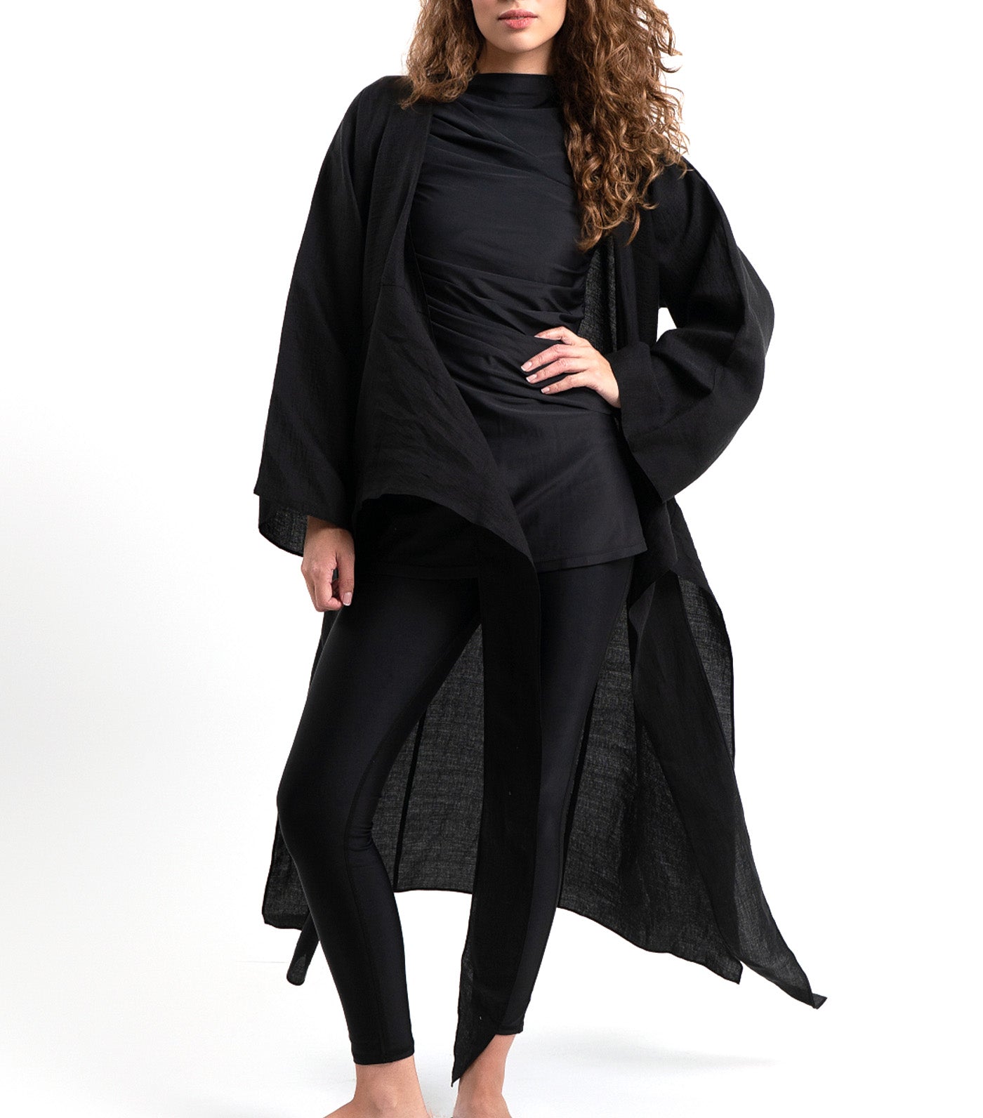 Neri Kaftan Black