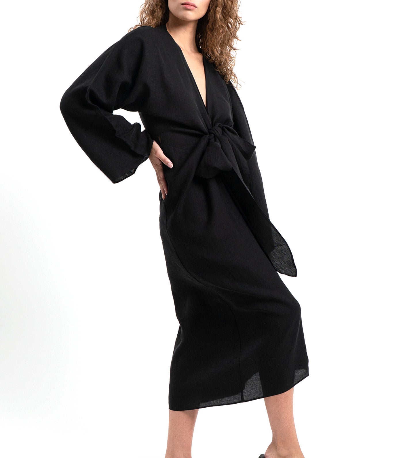 Neri Kaftan Black