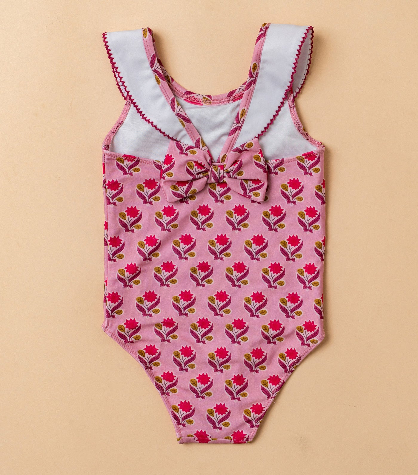 Lucy Collared Swimsuit Jaipur Pink