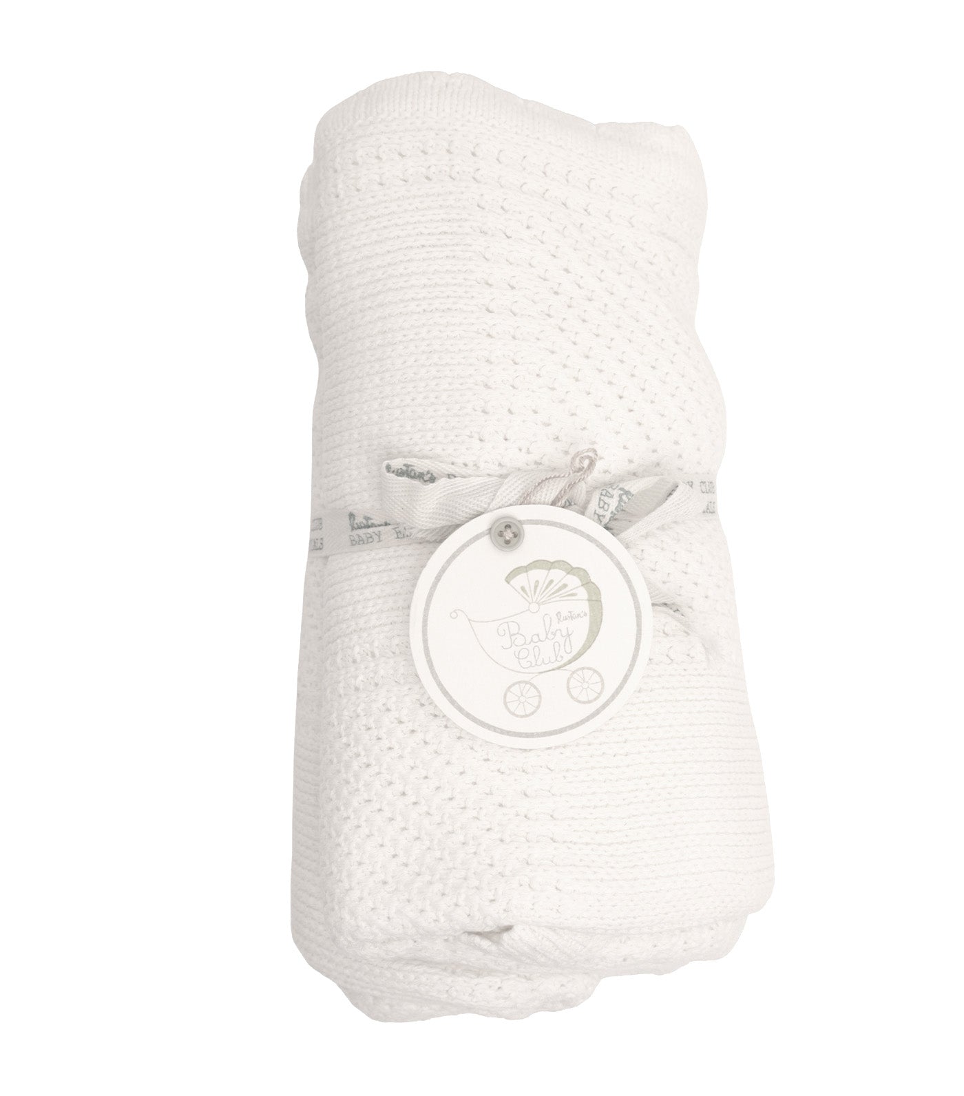 Knitted Blanket White
