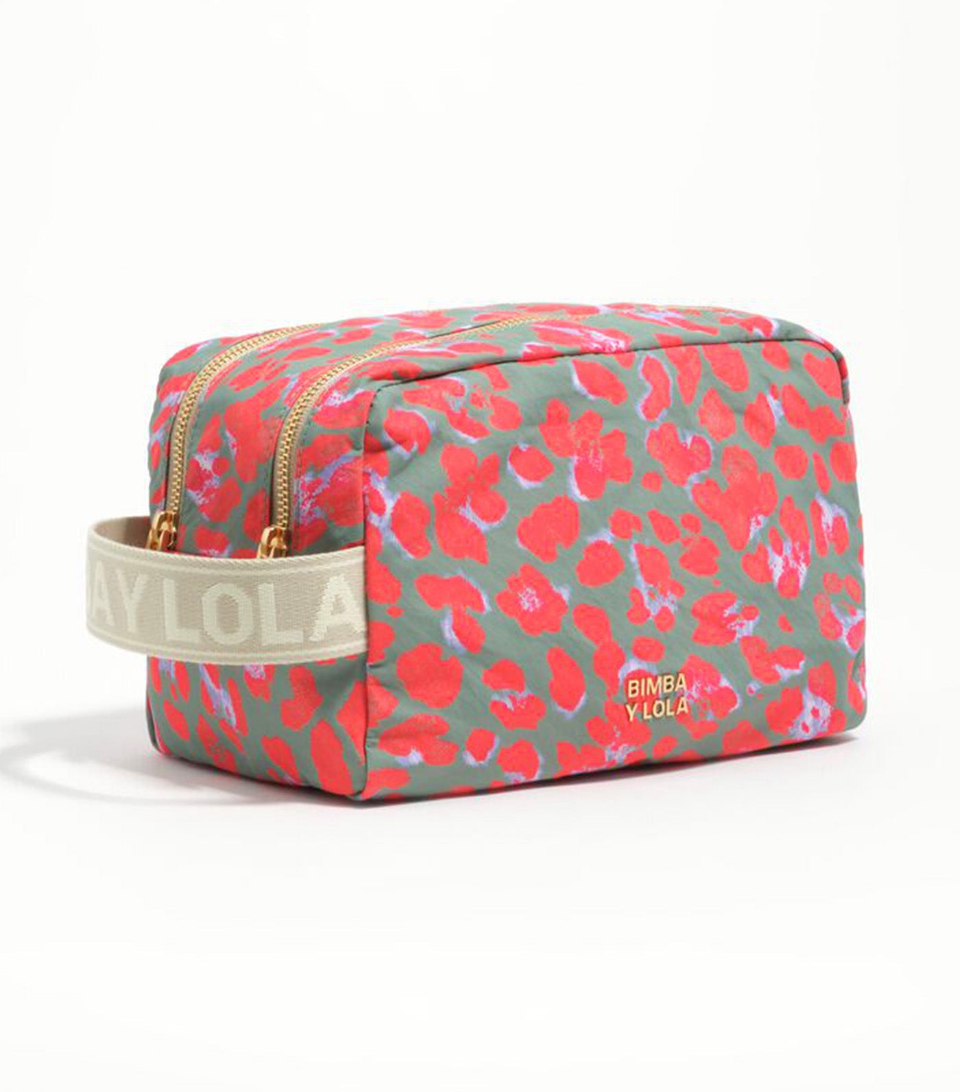 Large Double Nylon Make-Up Case