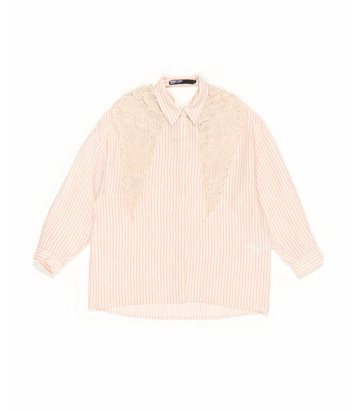 Crochet Scarf Shirt Red Striped